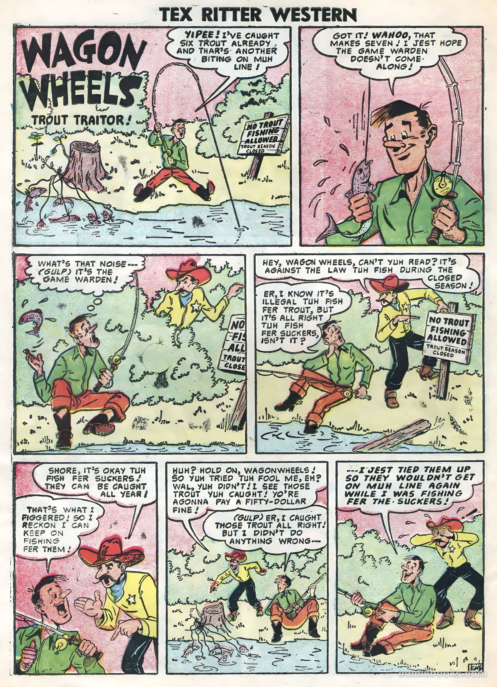 Tex Ritter Western #32 — page 34 of 36
