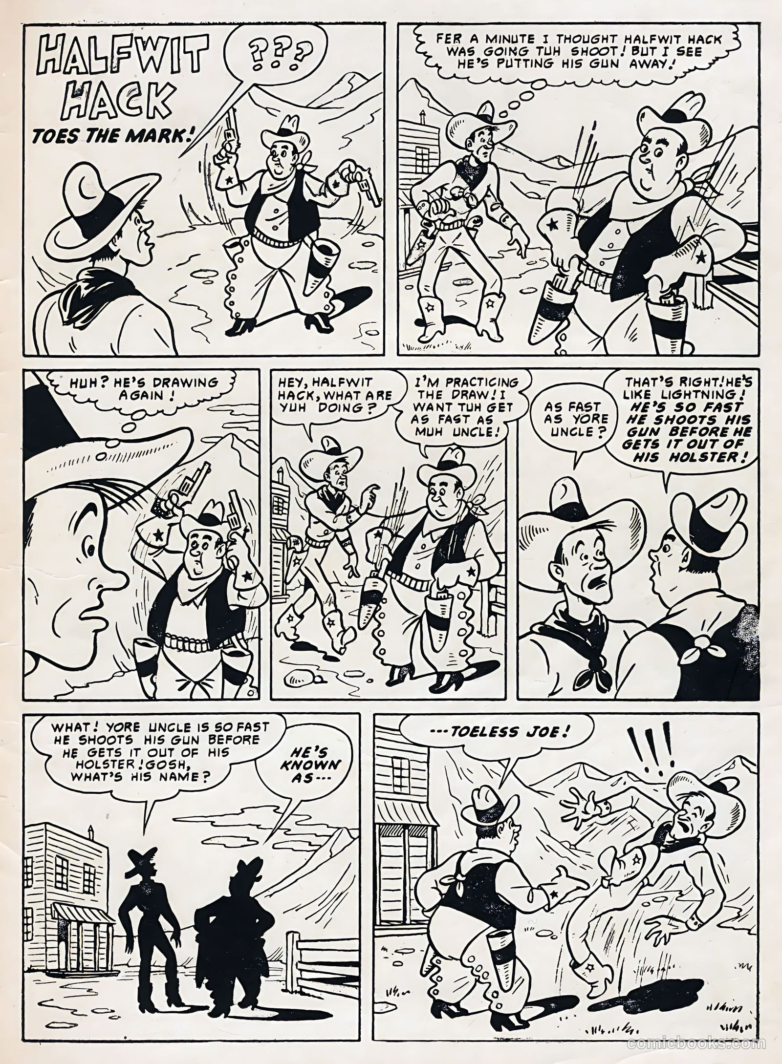 Tex Ritter Western #32 — page 35 of 36