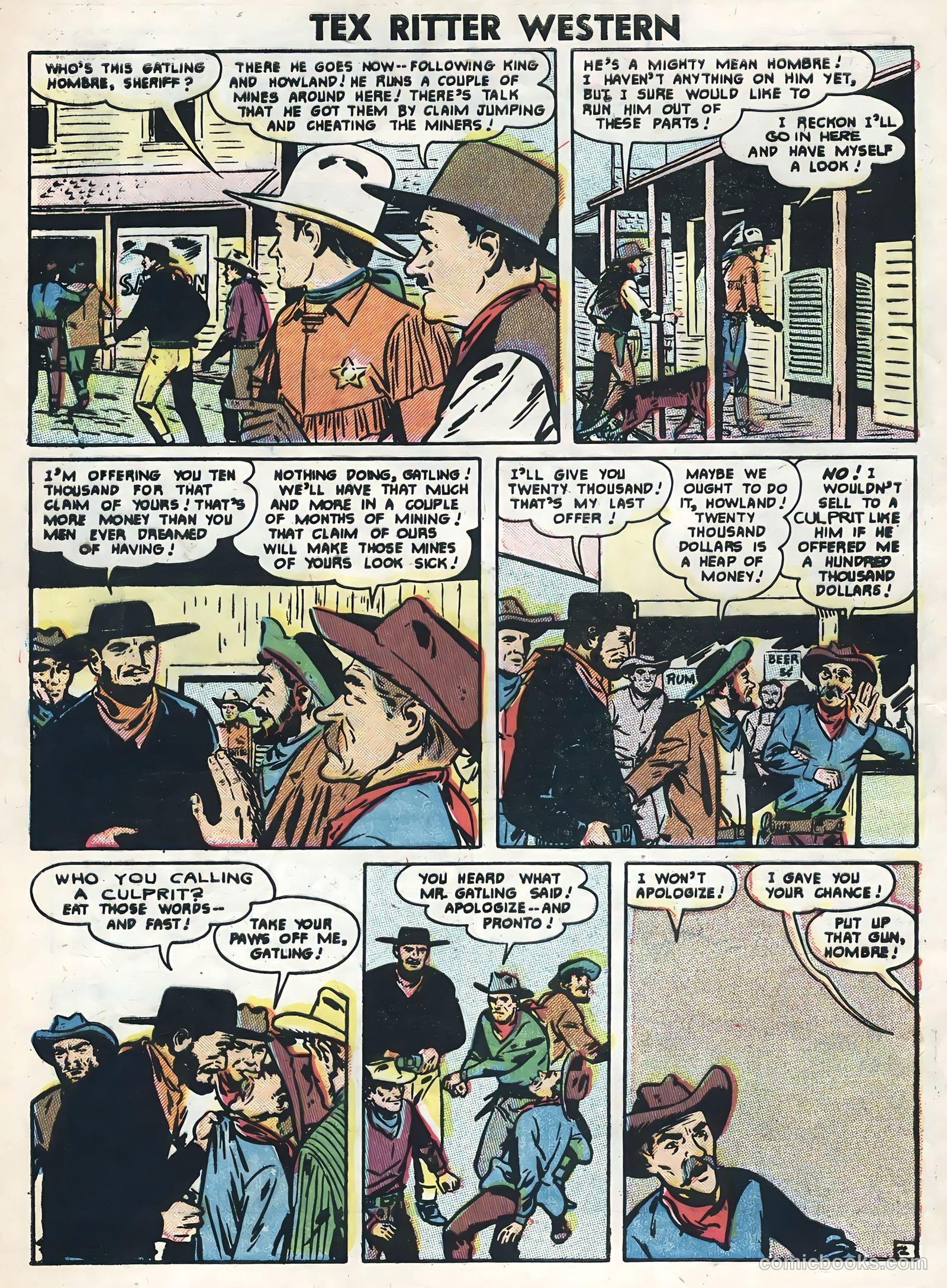 Tex Ritter Western #33 — page 4 of 36