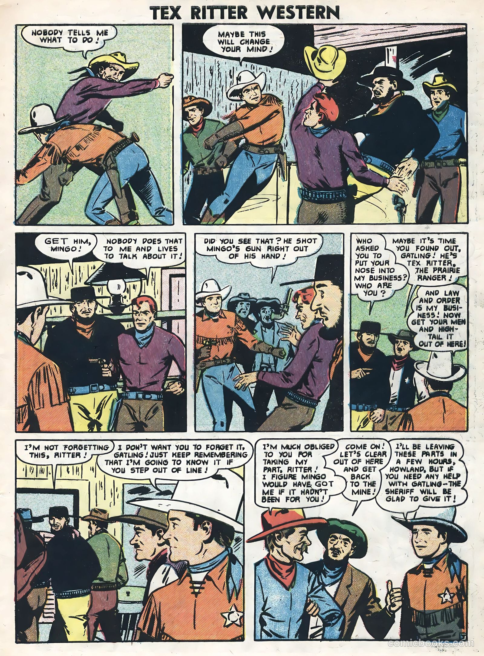 Tex Ritter Western #33 — page 5 of 36