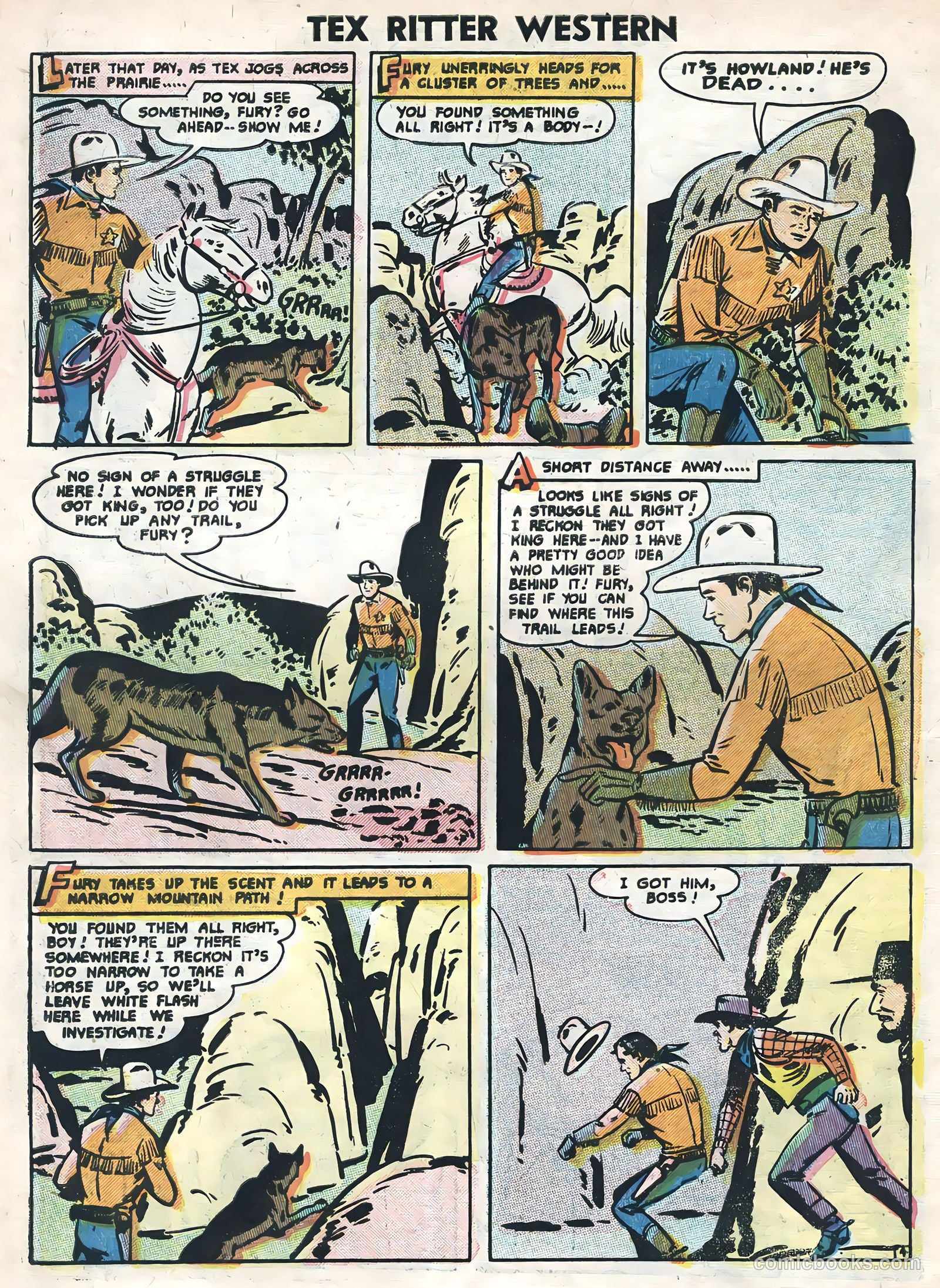 Tex Ritter Western #33 — page 6 of 36