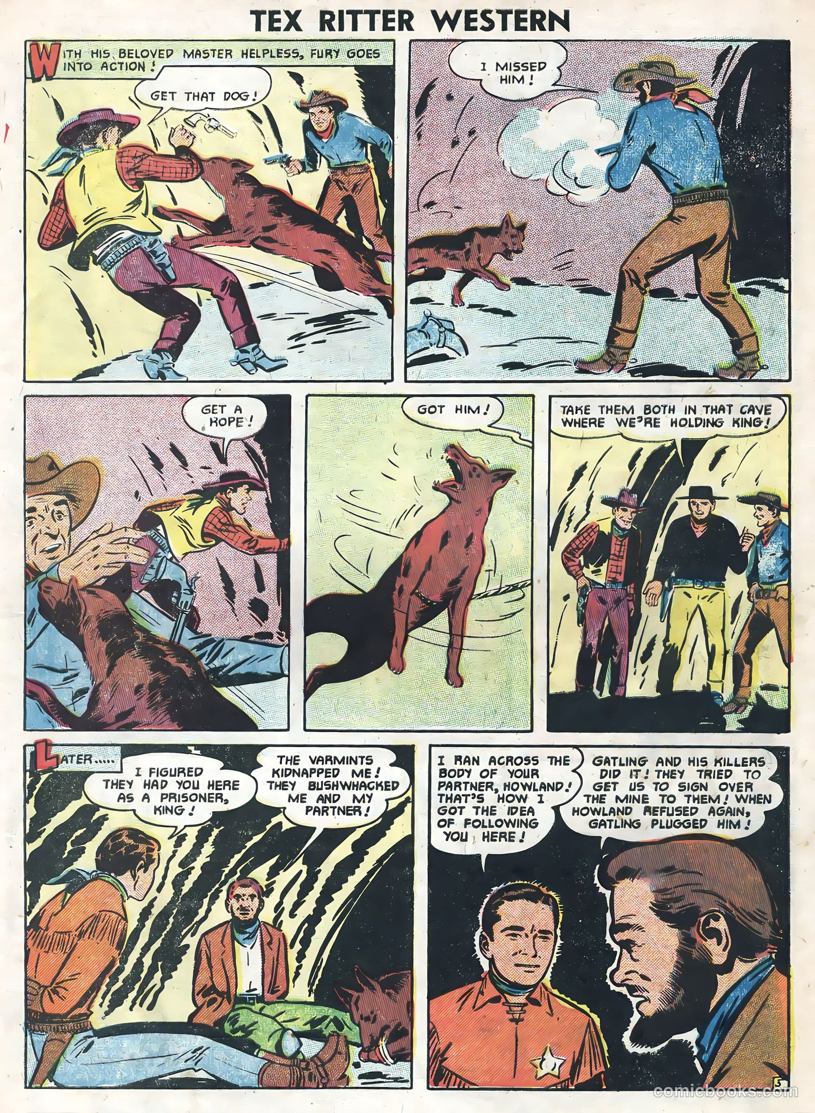 Tex Ritter Western #33 — page 7 of 36