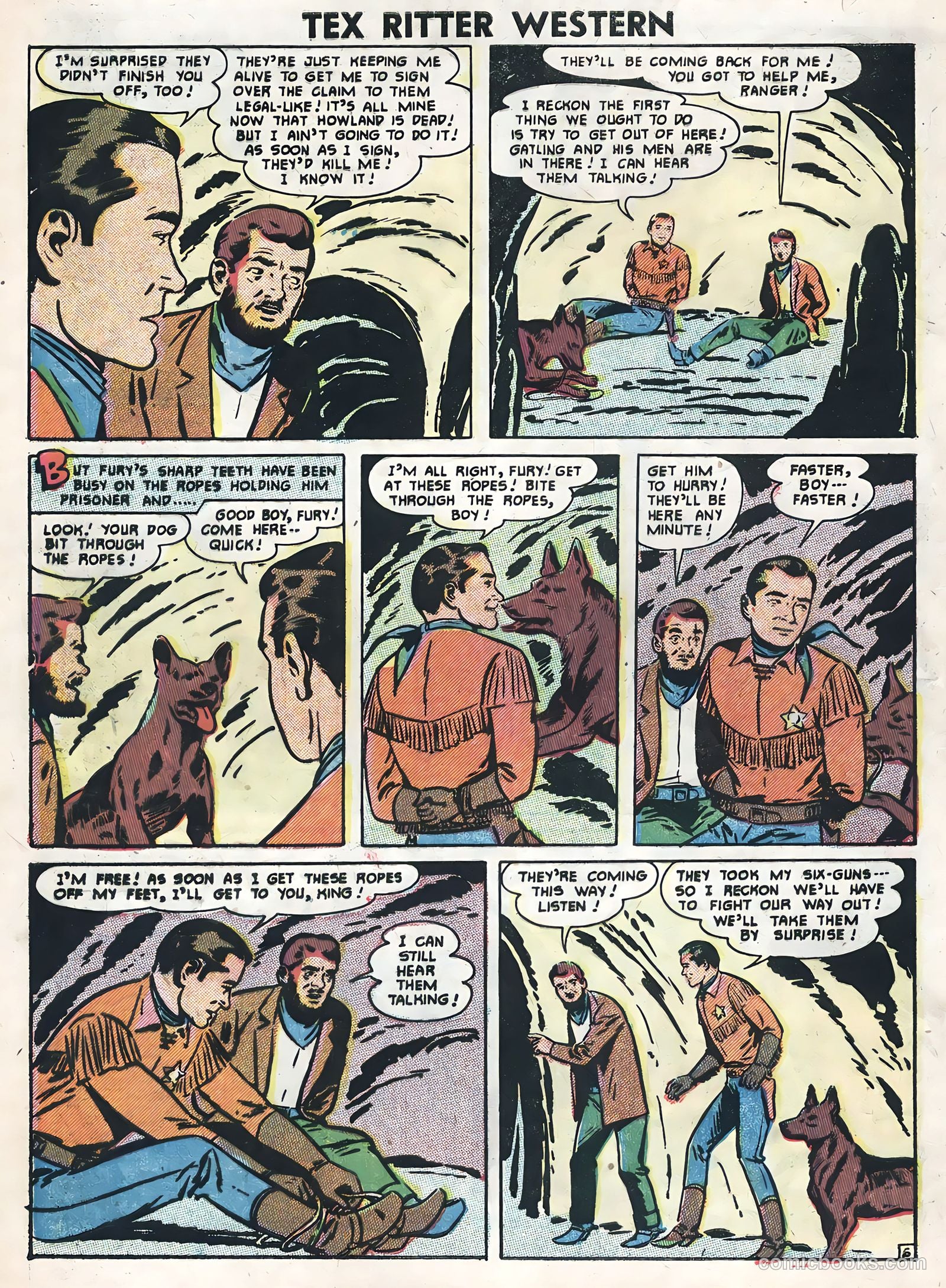 Tex Ritter Western #33 — page 8 of 36