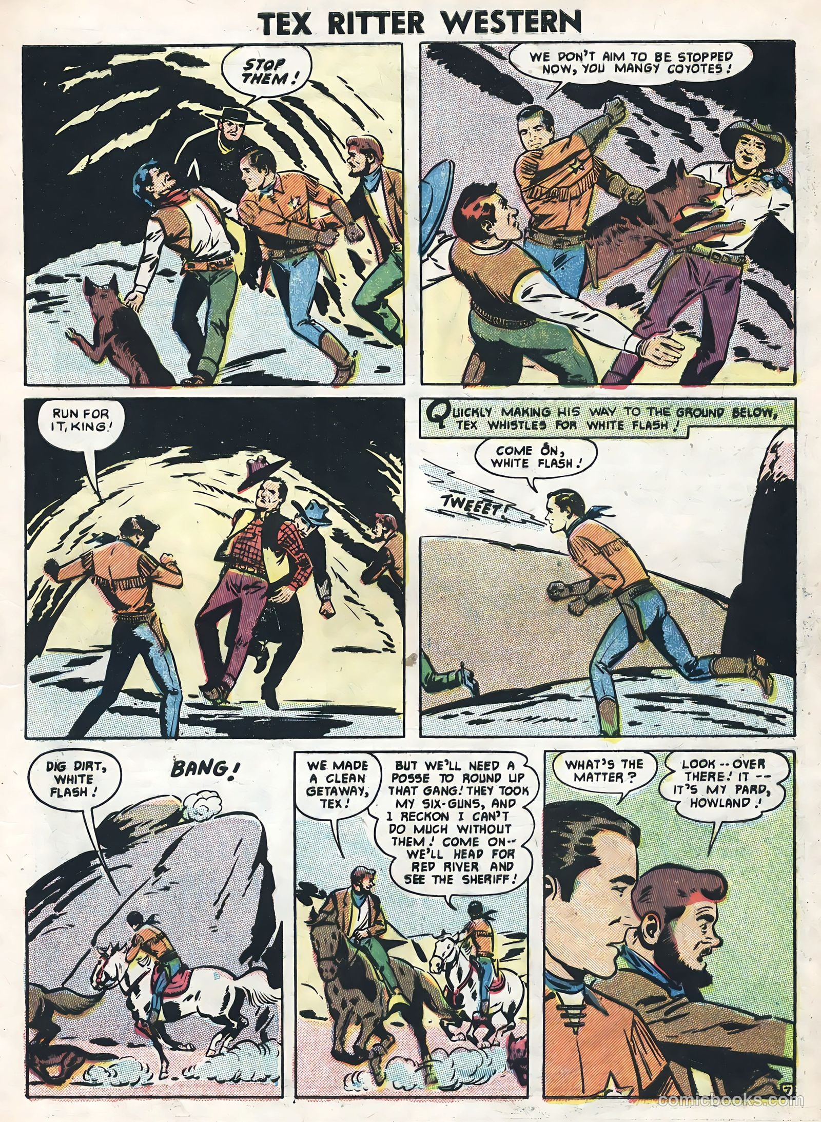 Tex Ritter Western #33 — page 9 of 36