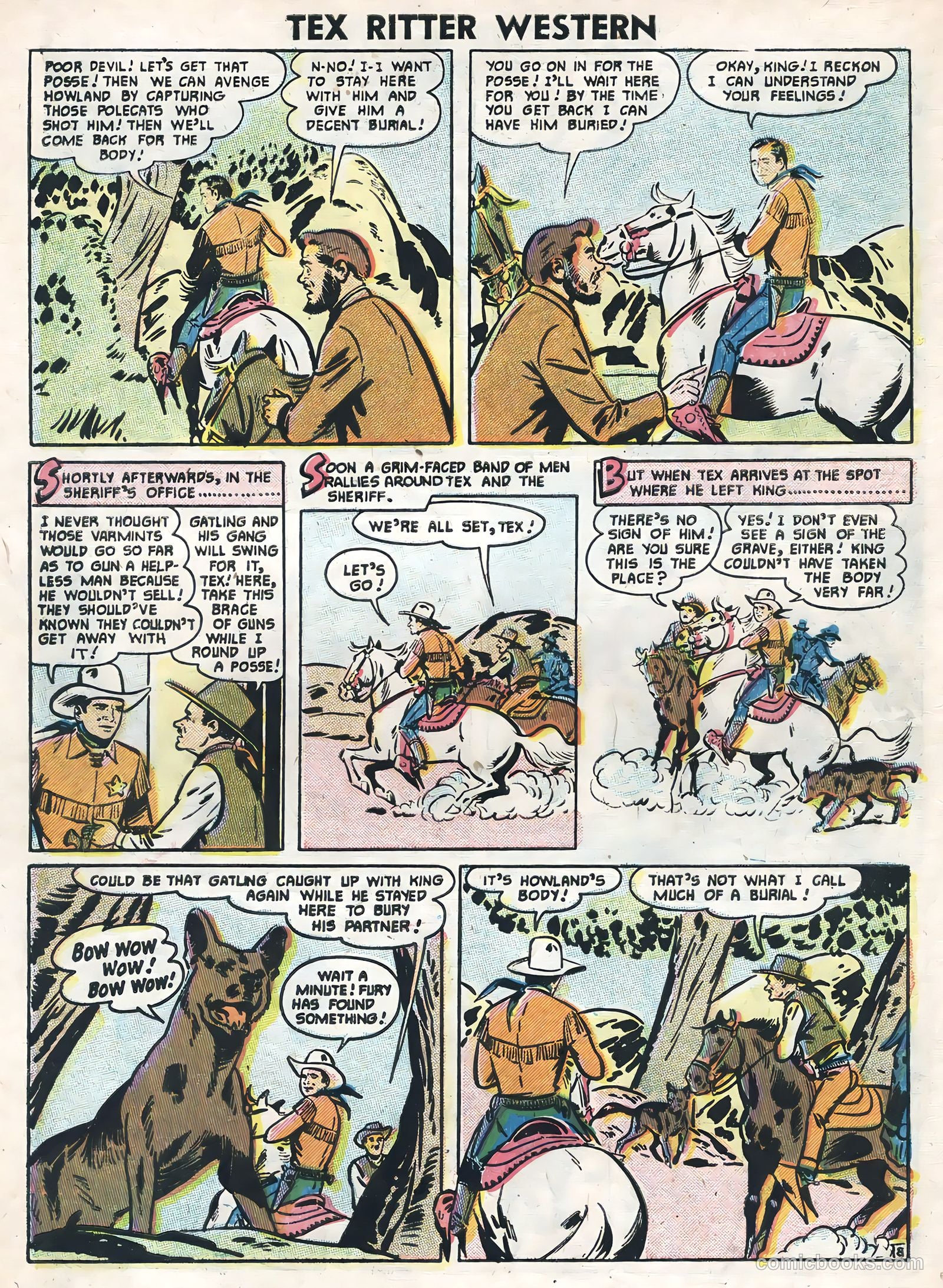 Tex Ritter Western #33 — page 10 of 36
