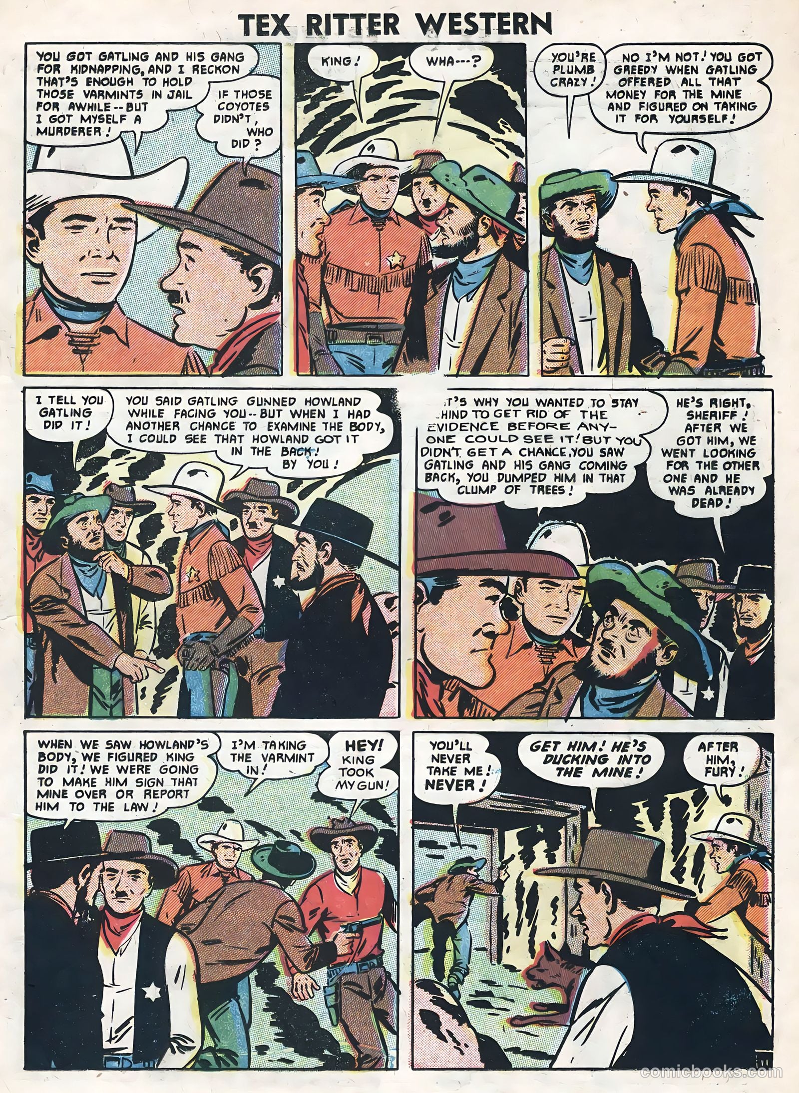 Tex Ritter Western #33 — page 13 of 36
