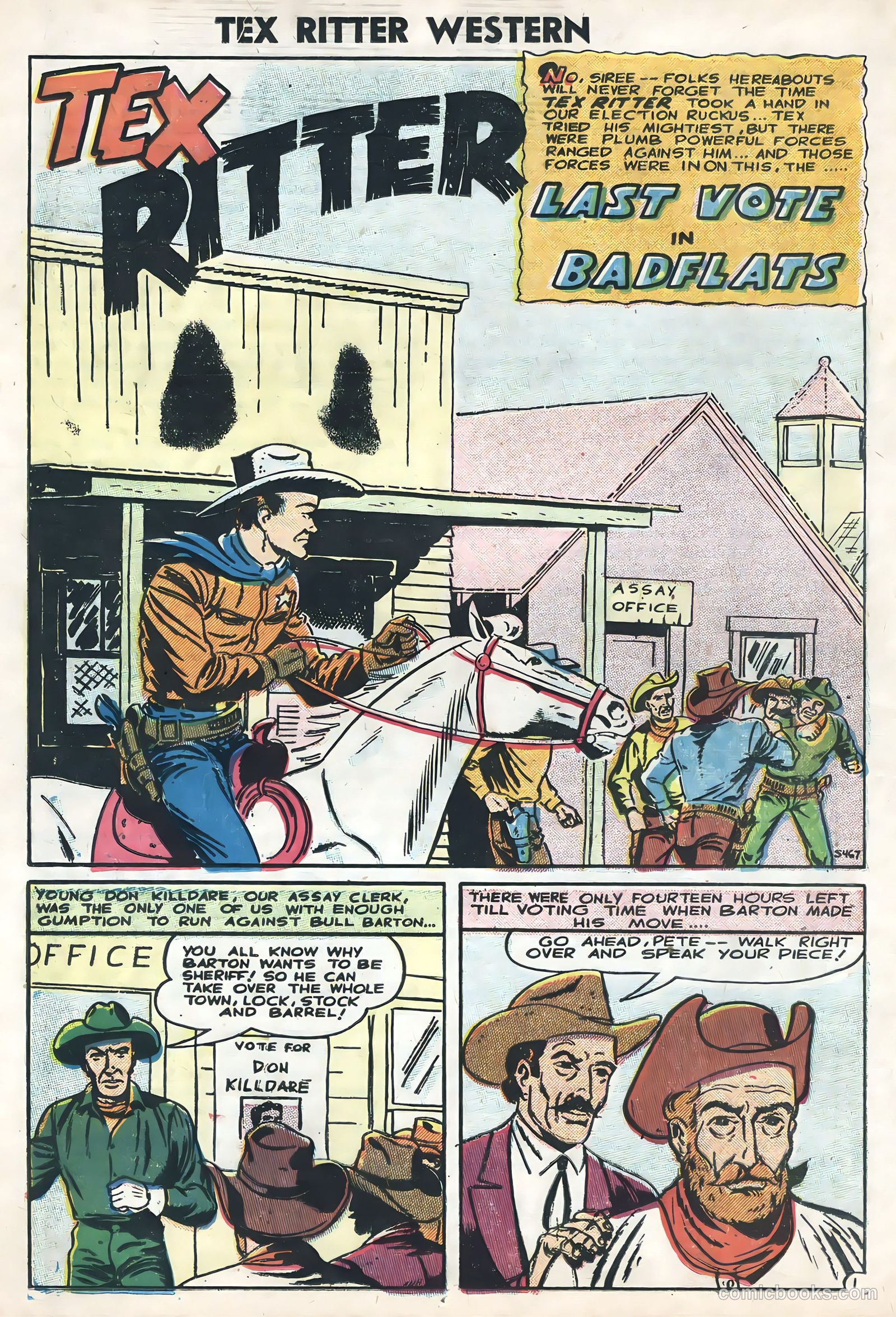 Tex Ritter Western #33 — page 18 of 36