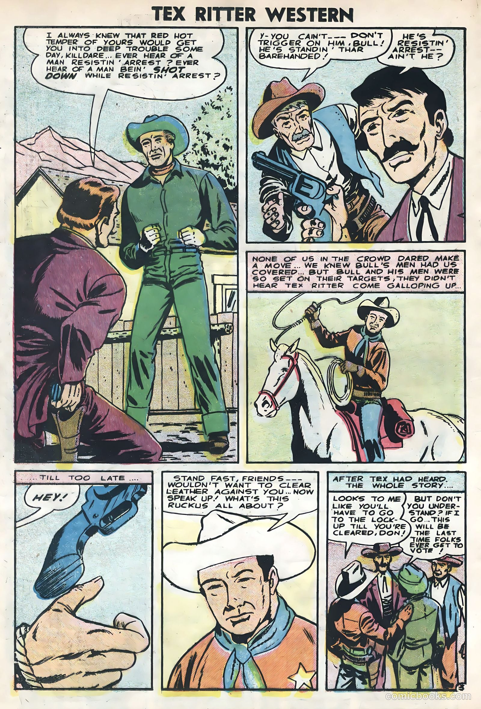 Tex Ritter Western #33 — page 20 of 36