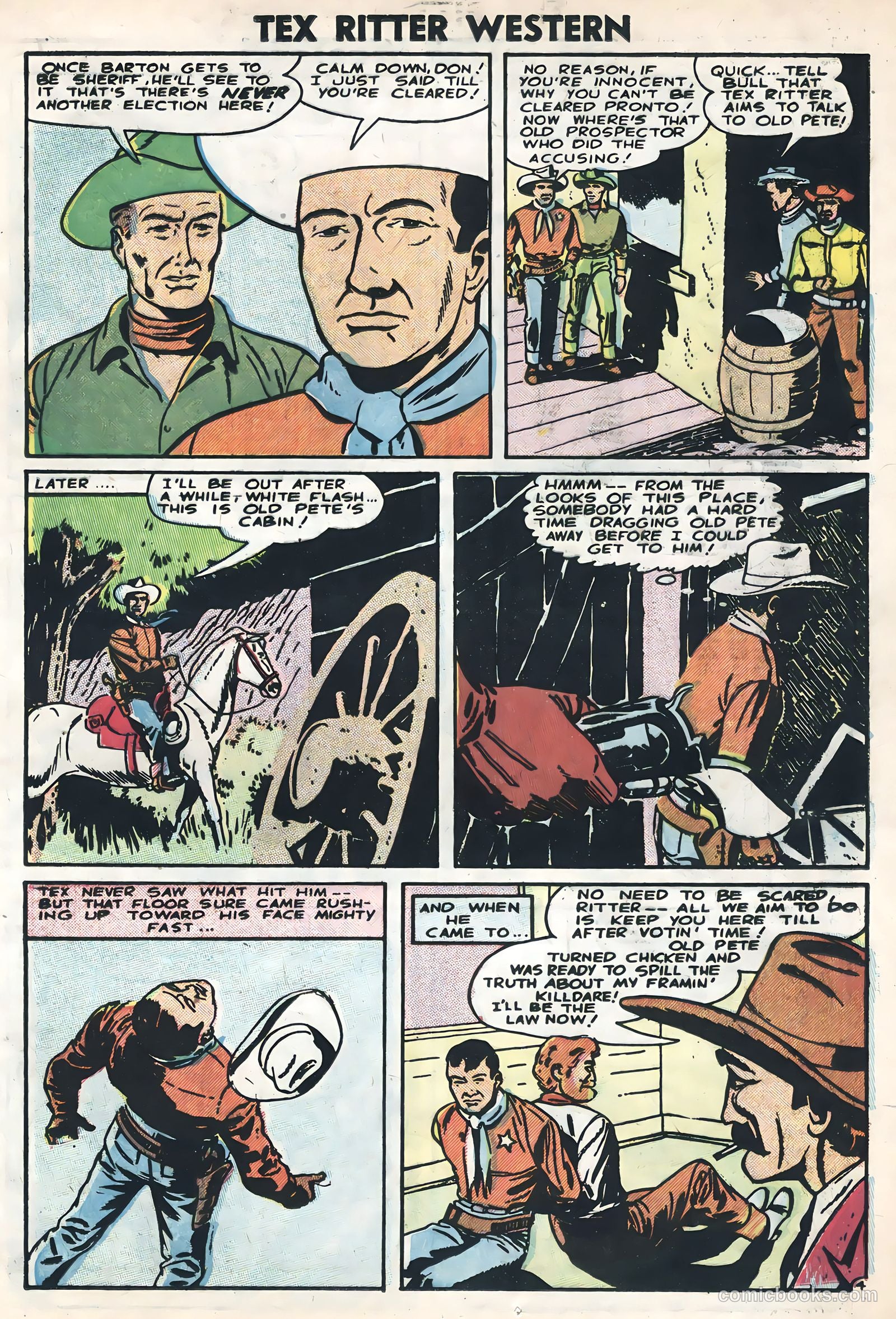 Tex Ritter Western #33 — page 21 of 36
