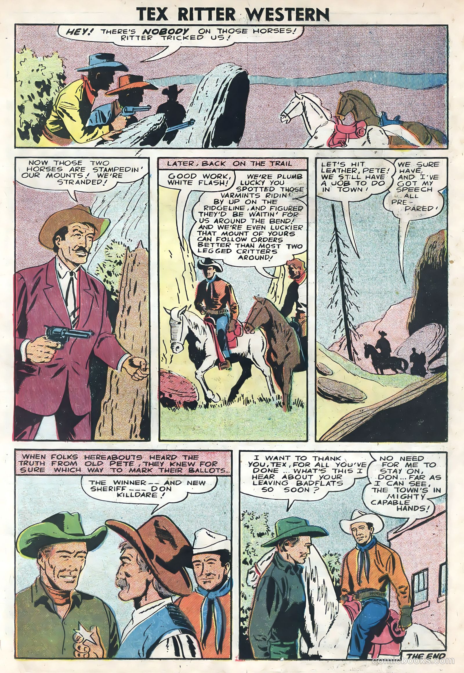 Tex Ritter Western #33 — page 23 of 36