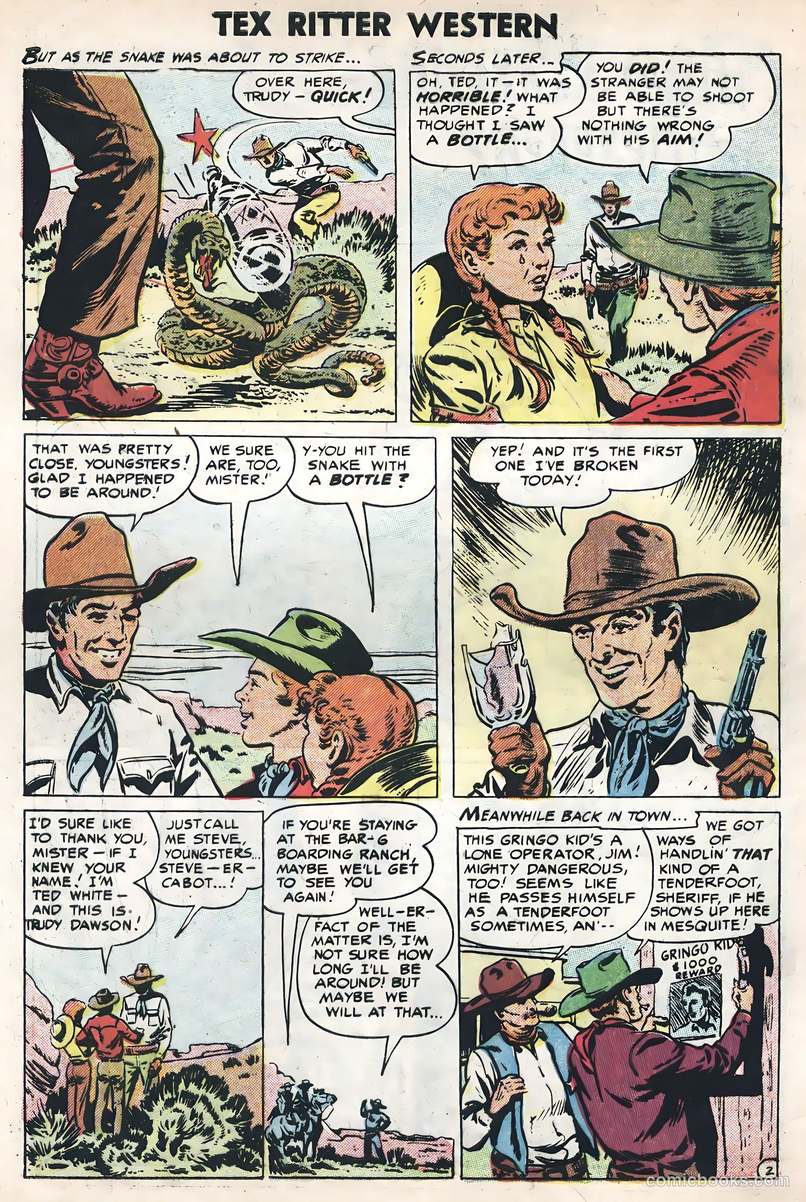 Tex Ritter Western #33 — page 28 of 36