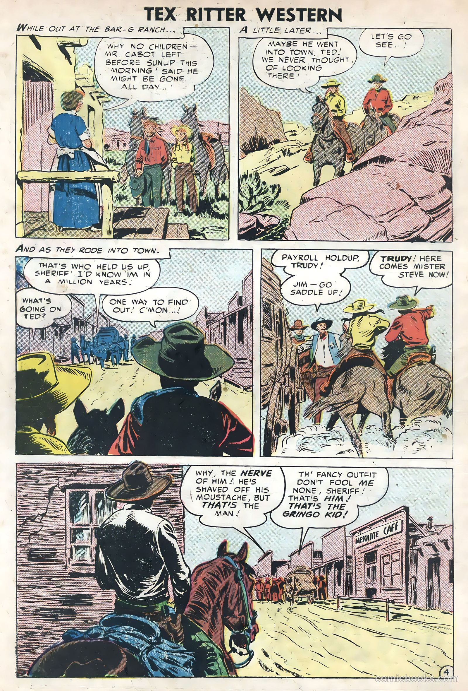 Tex Ritter Western #33 — page 30 of 36