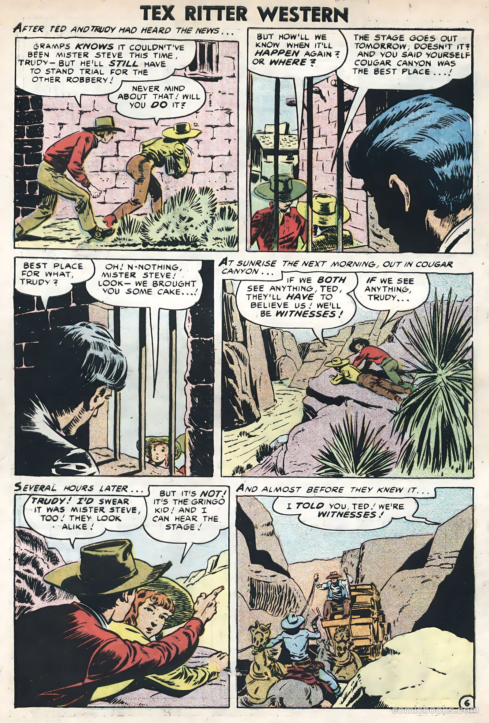 Tex Ritter Western #33 — page 32 of 36