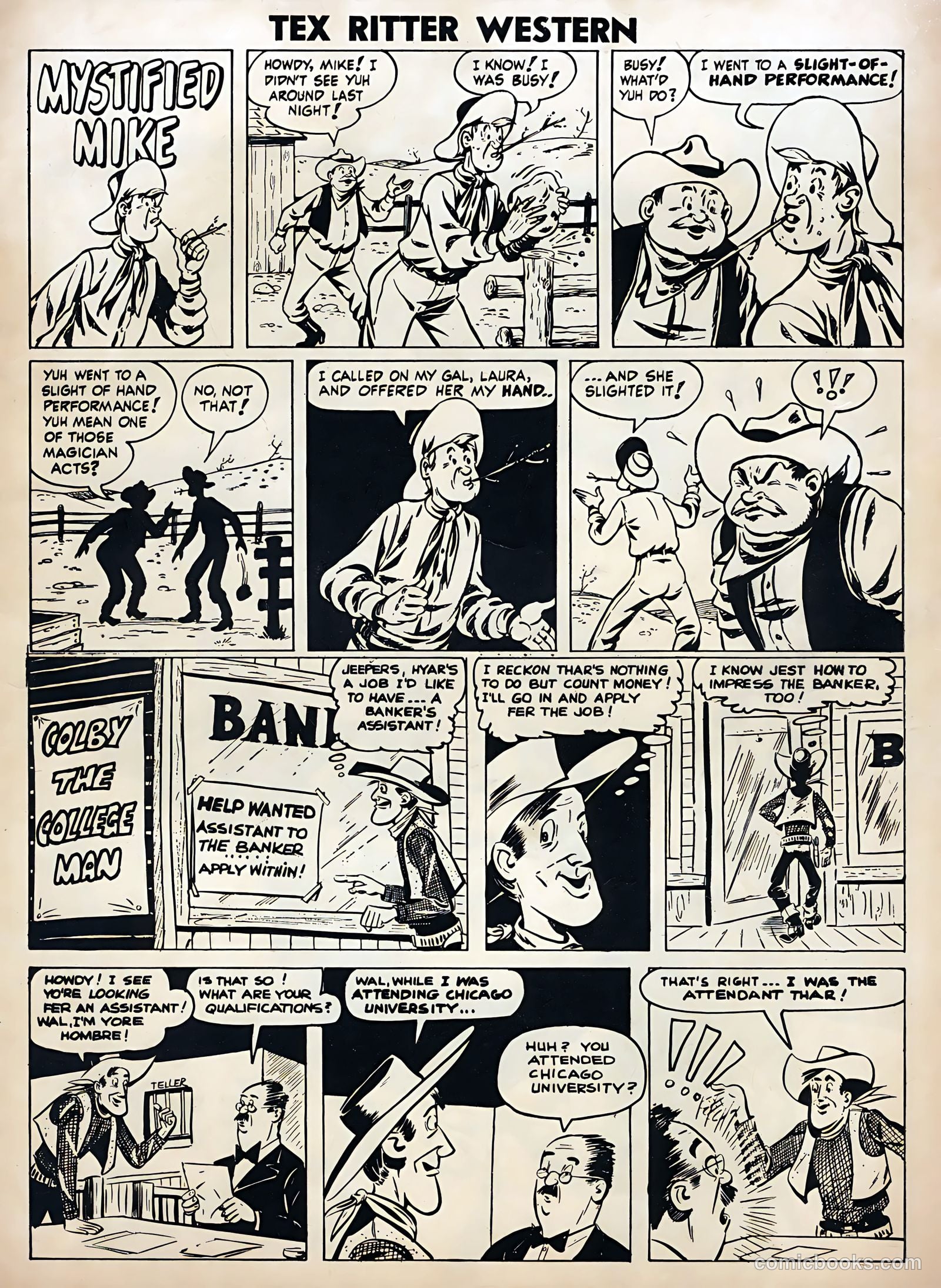 Tex Ritter Western #33 — page 35 of 36
