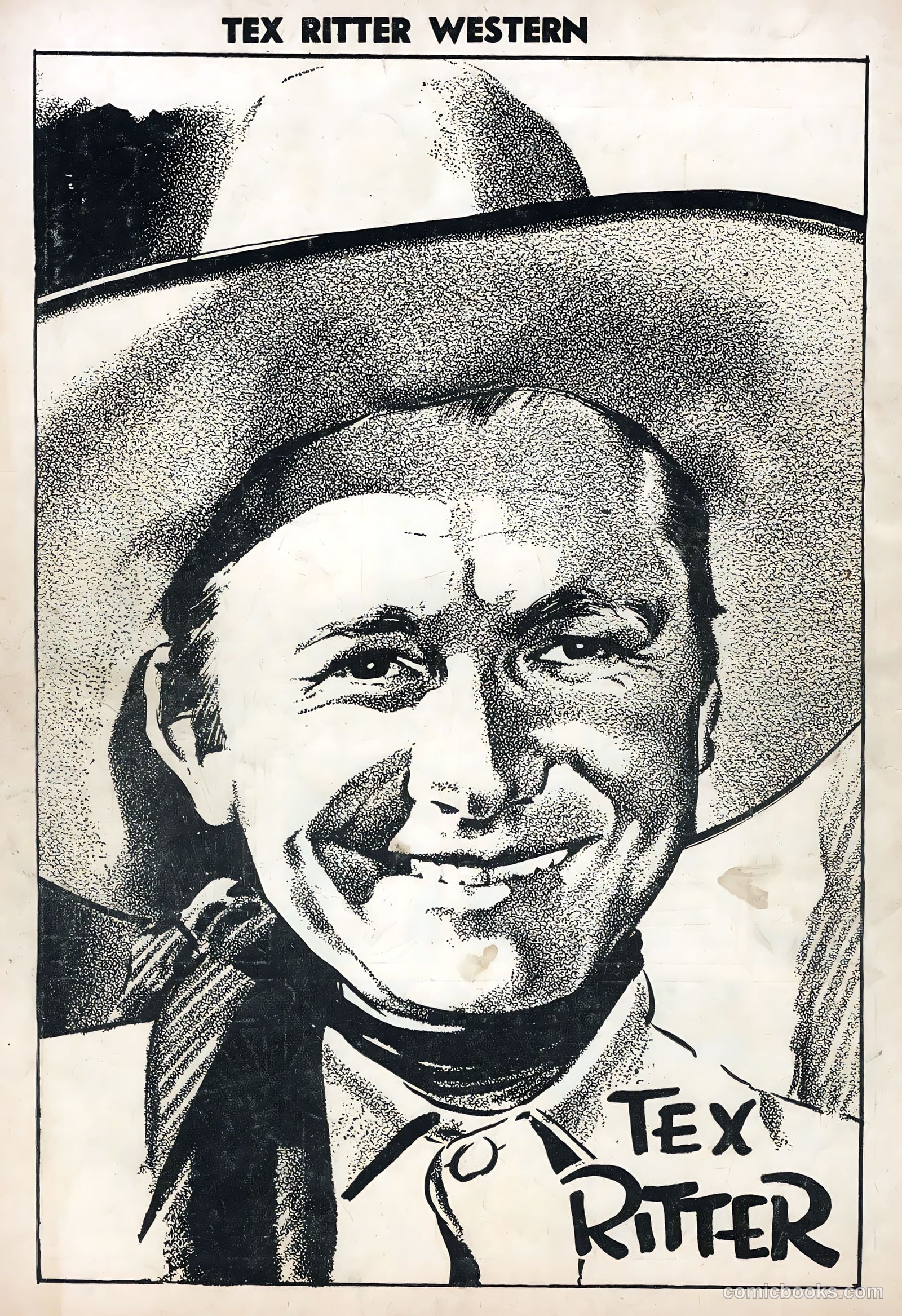 Tex Ritter Western #33 — page 36 of 36