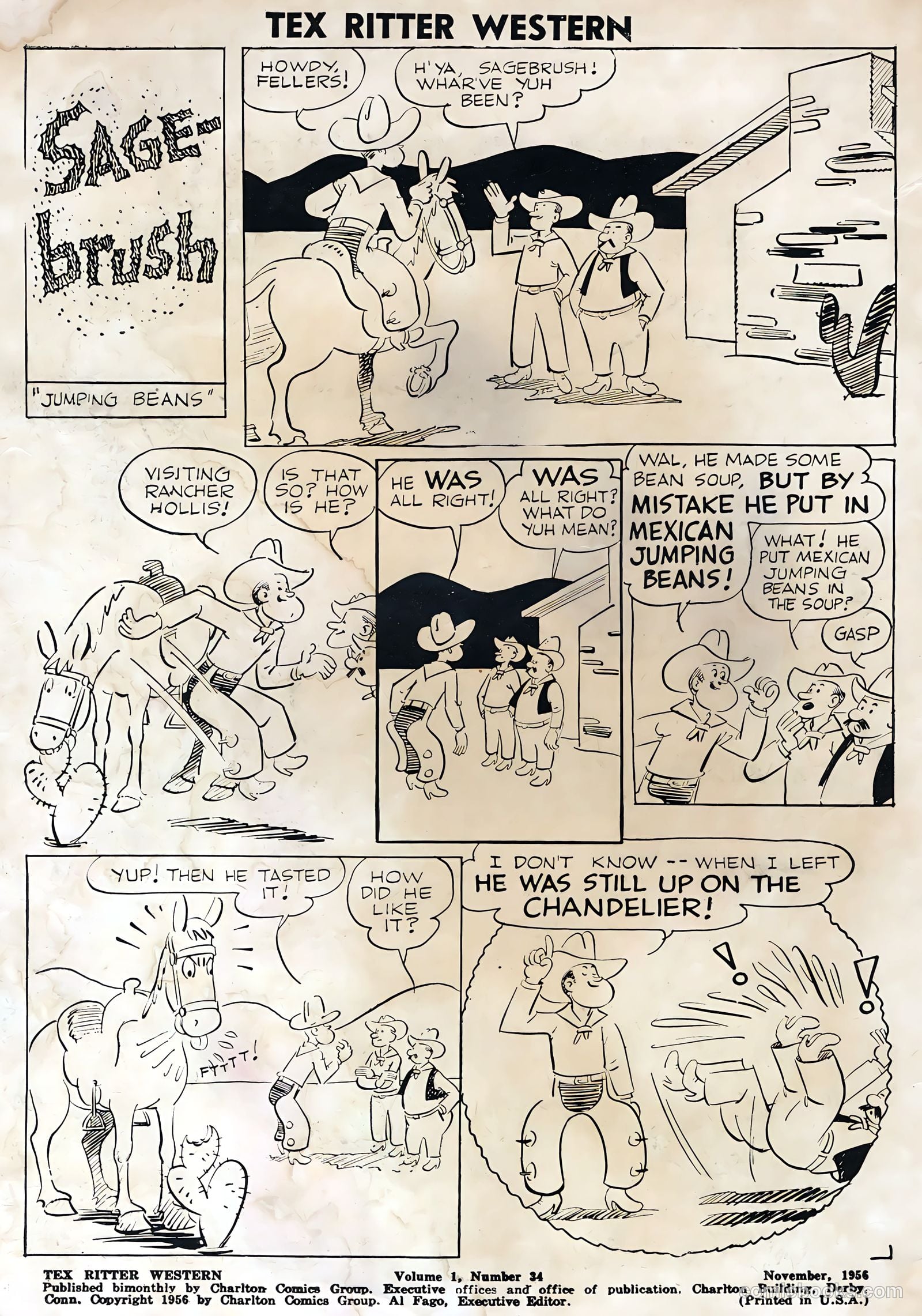 Tex Ritter Western #34 — page 2 of 36