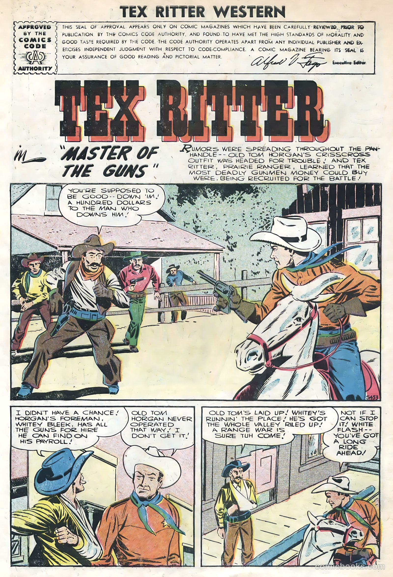 Tex Ritter Western #34 — page 3 of 36