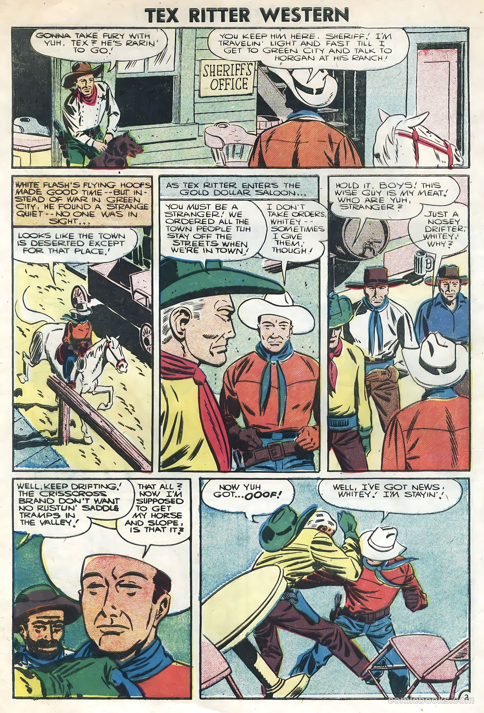 Tex Ritter Western #34 — page 4 of 36