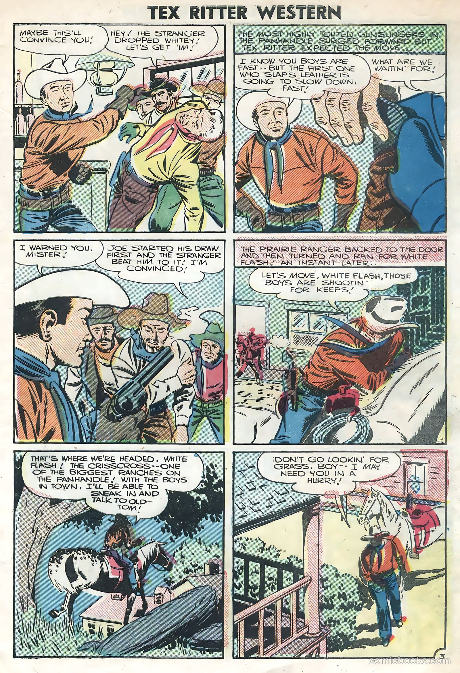 Tex Ritter Western #34 — page 5 of 36