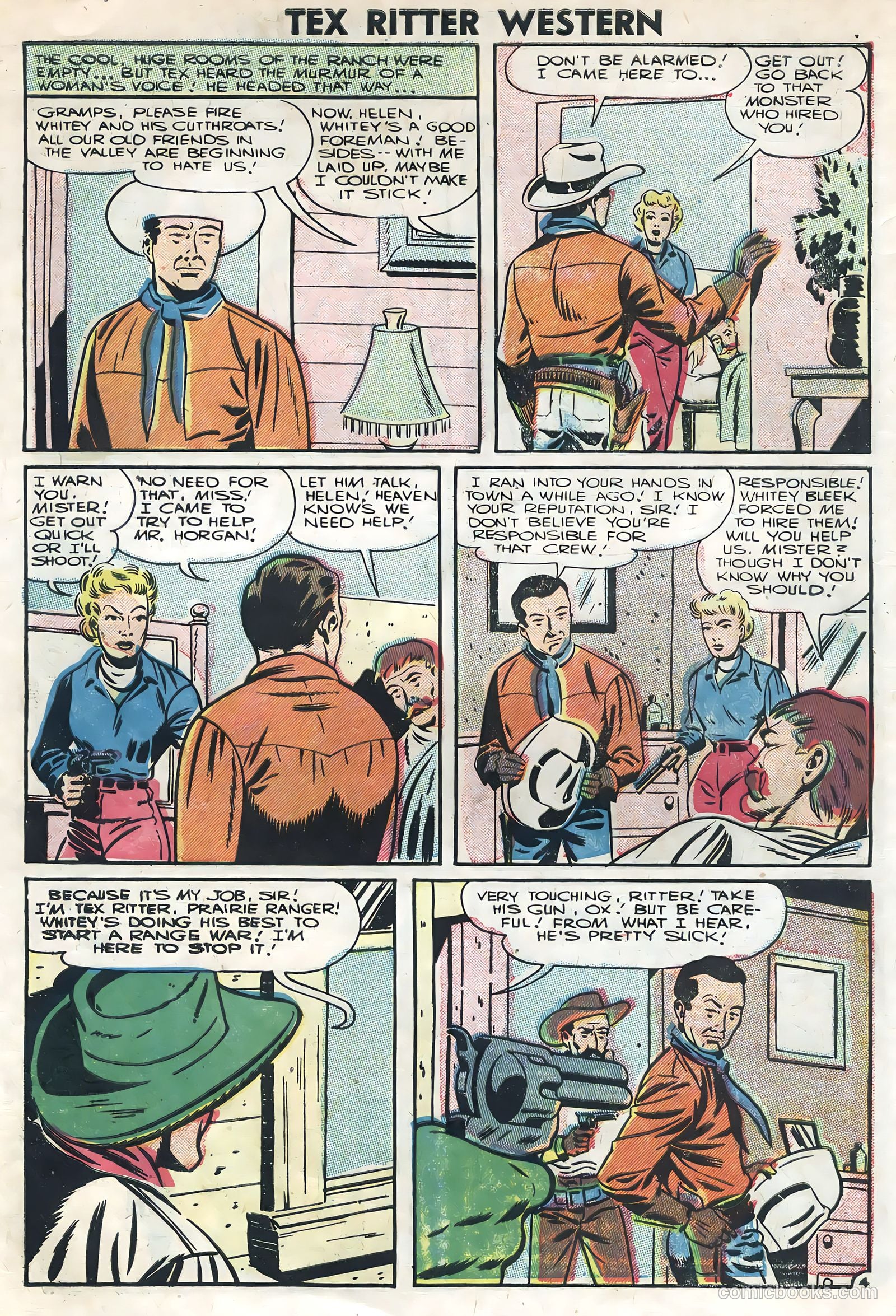 Tex Ritter Western #34 — page 6 of 36