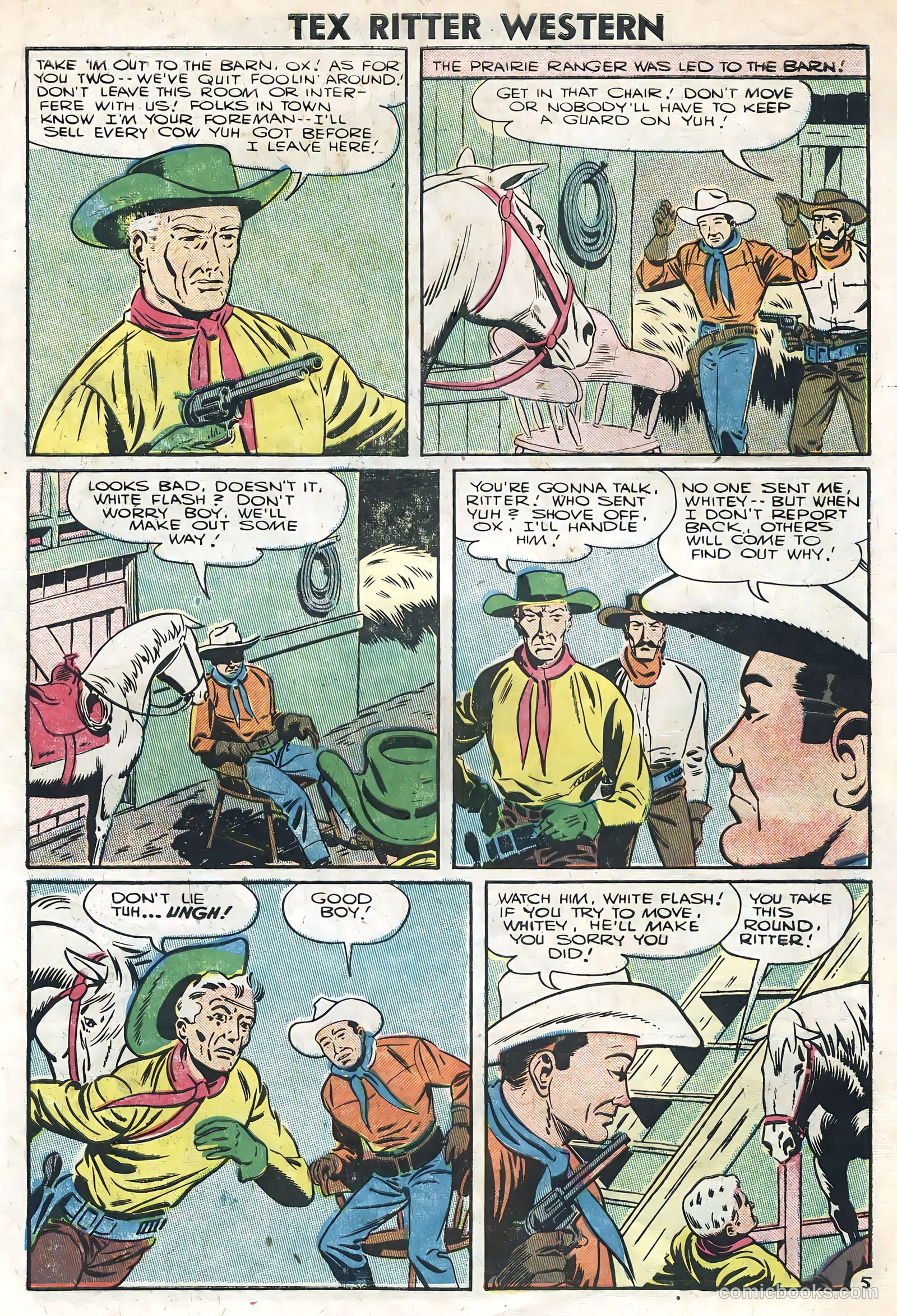 Tex Ritter Western #34 — page 7 of 36