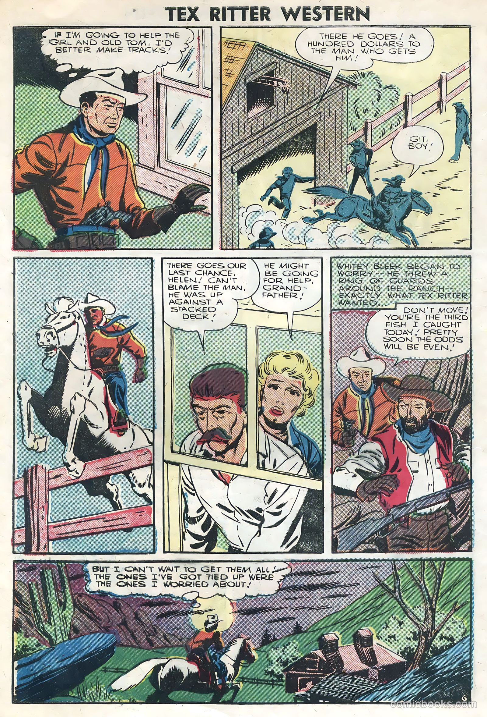 Tex Ritter Western #34 — page 8 of 36