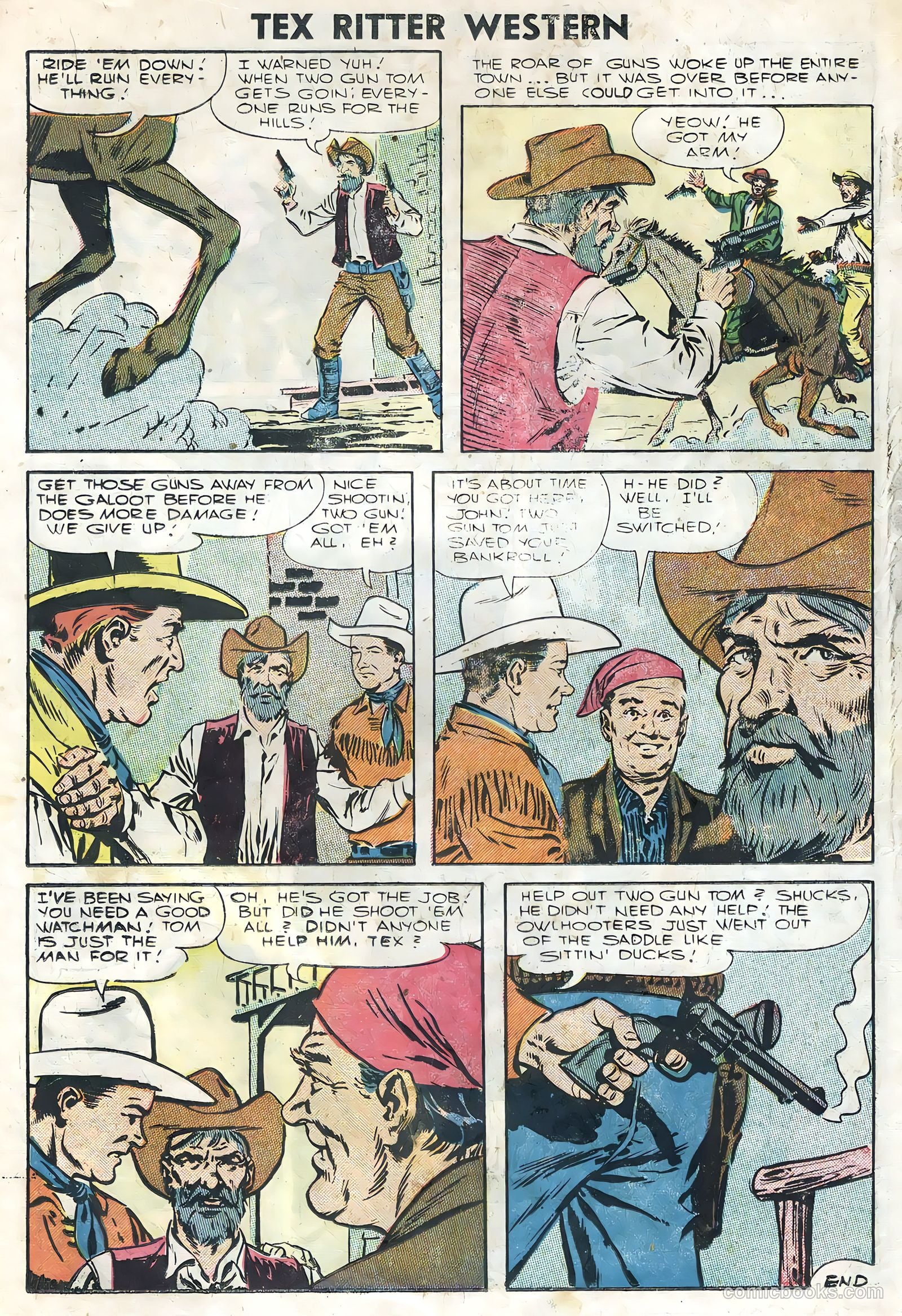 Tex Ritter Western #34 — page 14 of 36