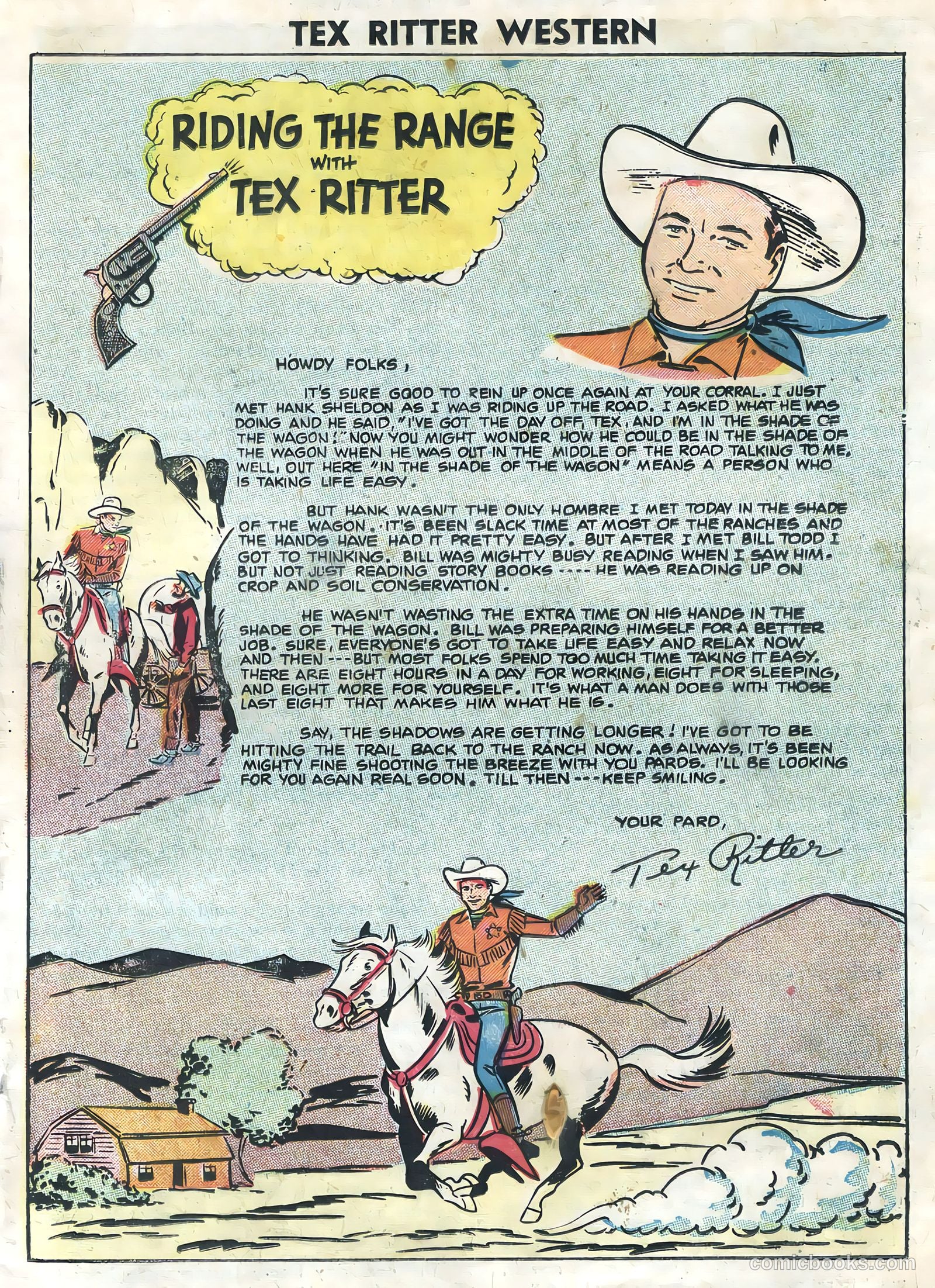 Tex Ritter Western #34 — page 15 of 36