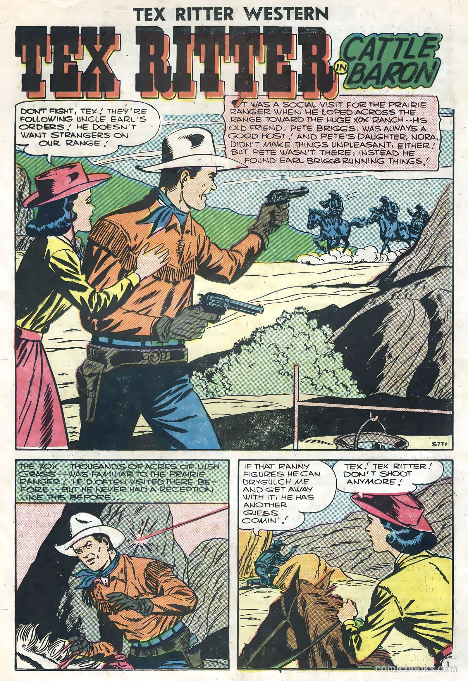Tex Ritter Western #34 — page 18 of 36