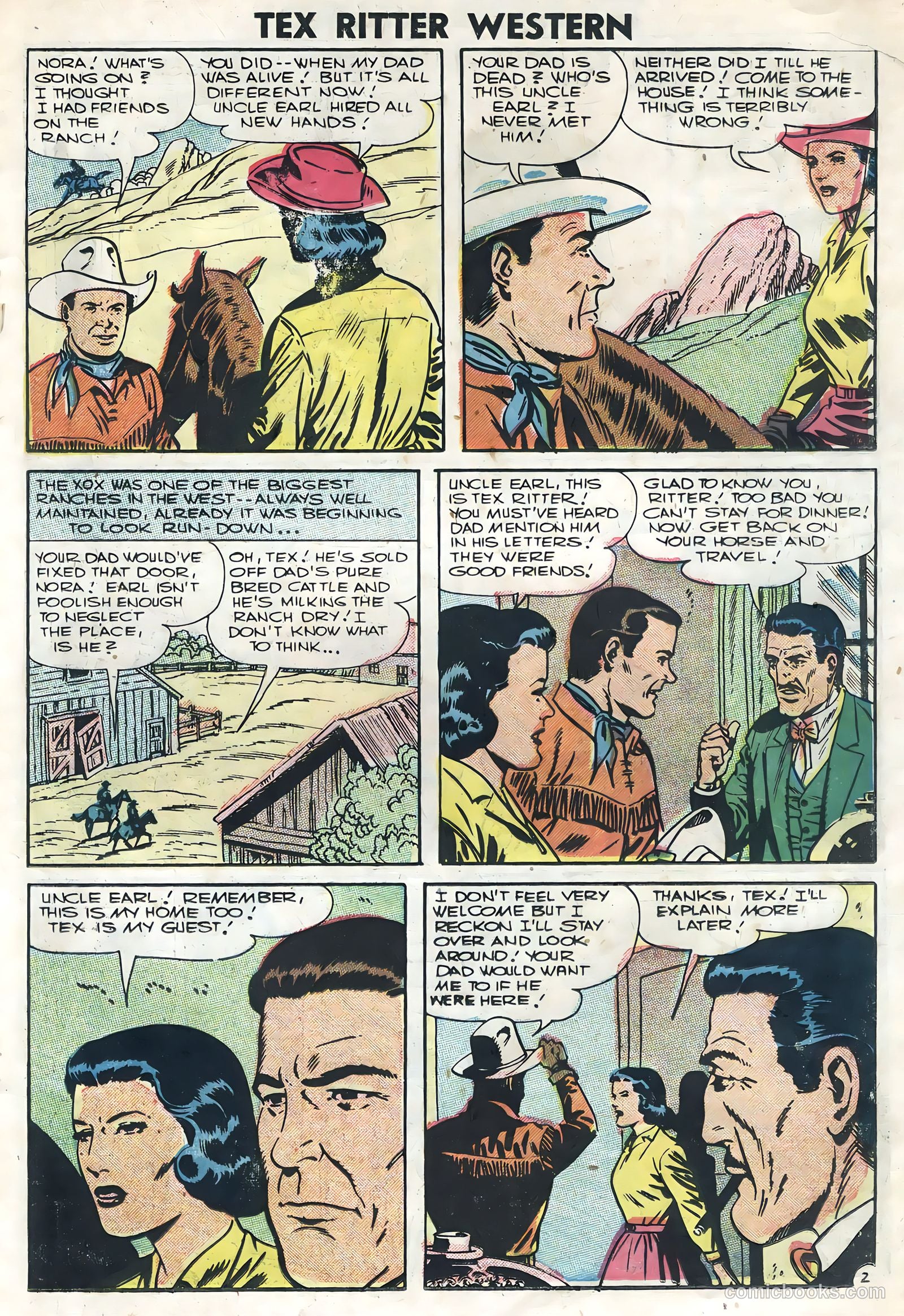 Tex Ritter Western #34 — page 19 of 36