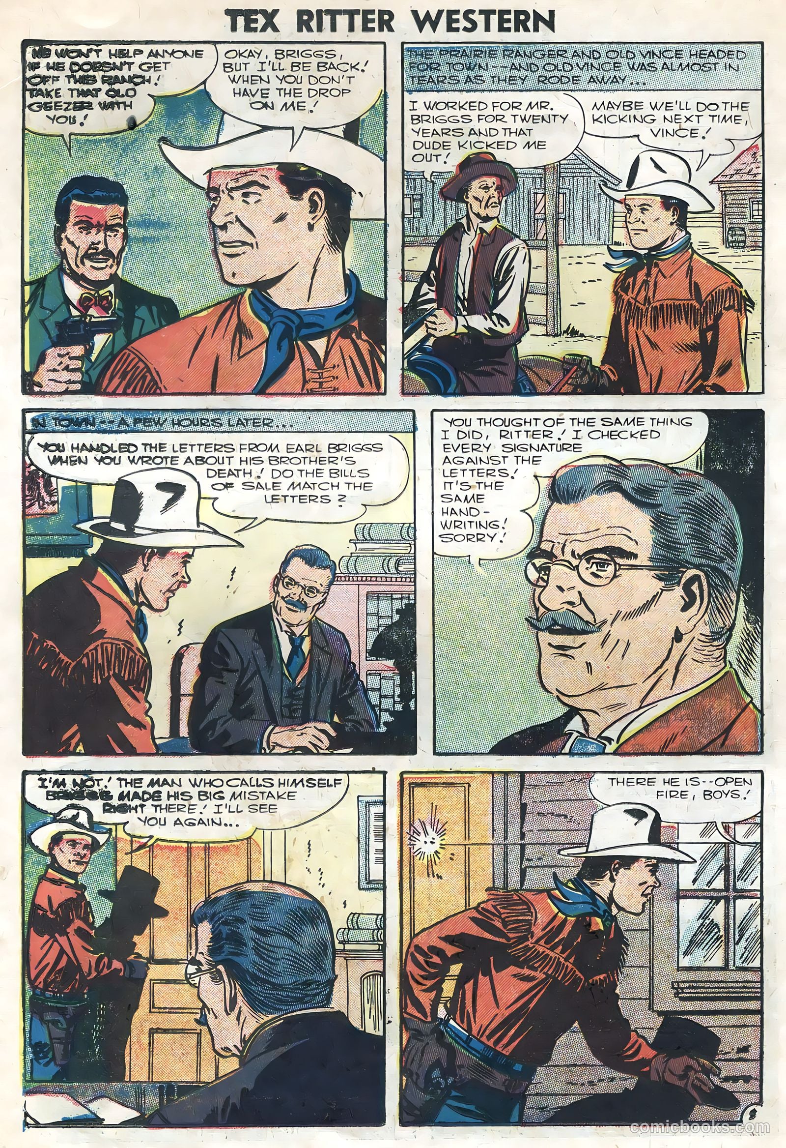 Tex Ritter Western #34 — page 22 of 36