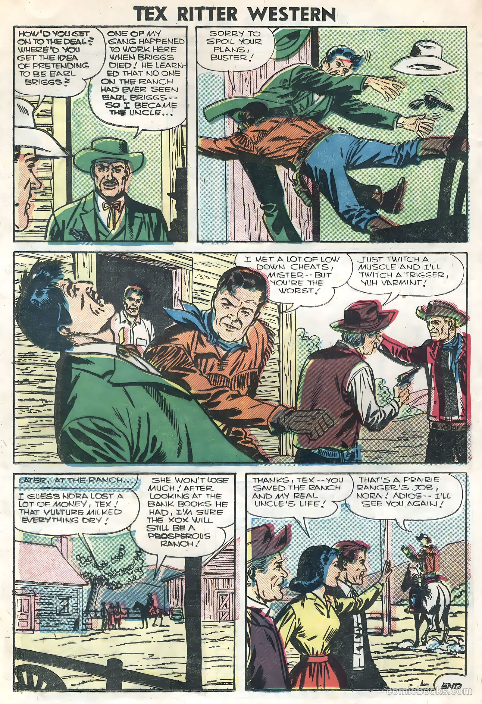 Tex Ritter Western #34 — page 24 of 36