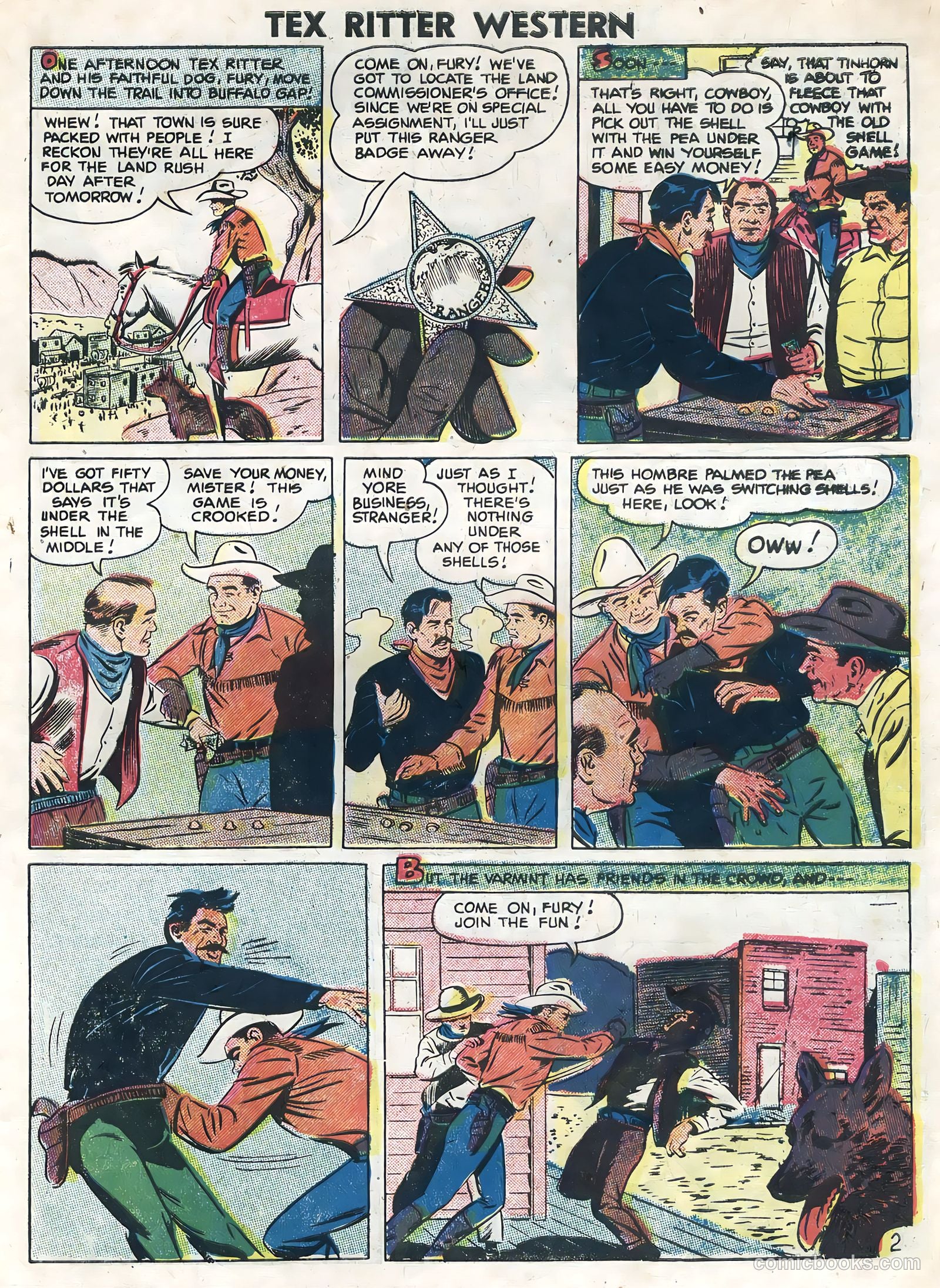 Tex Ritter Western #34 — page 27 of 36