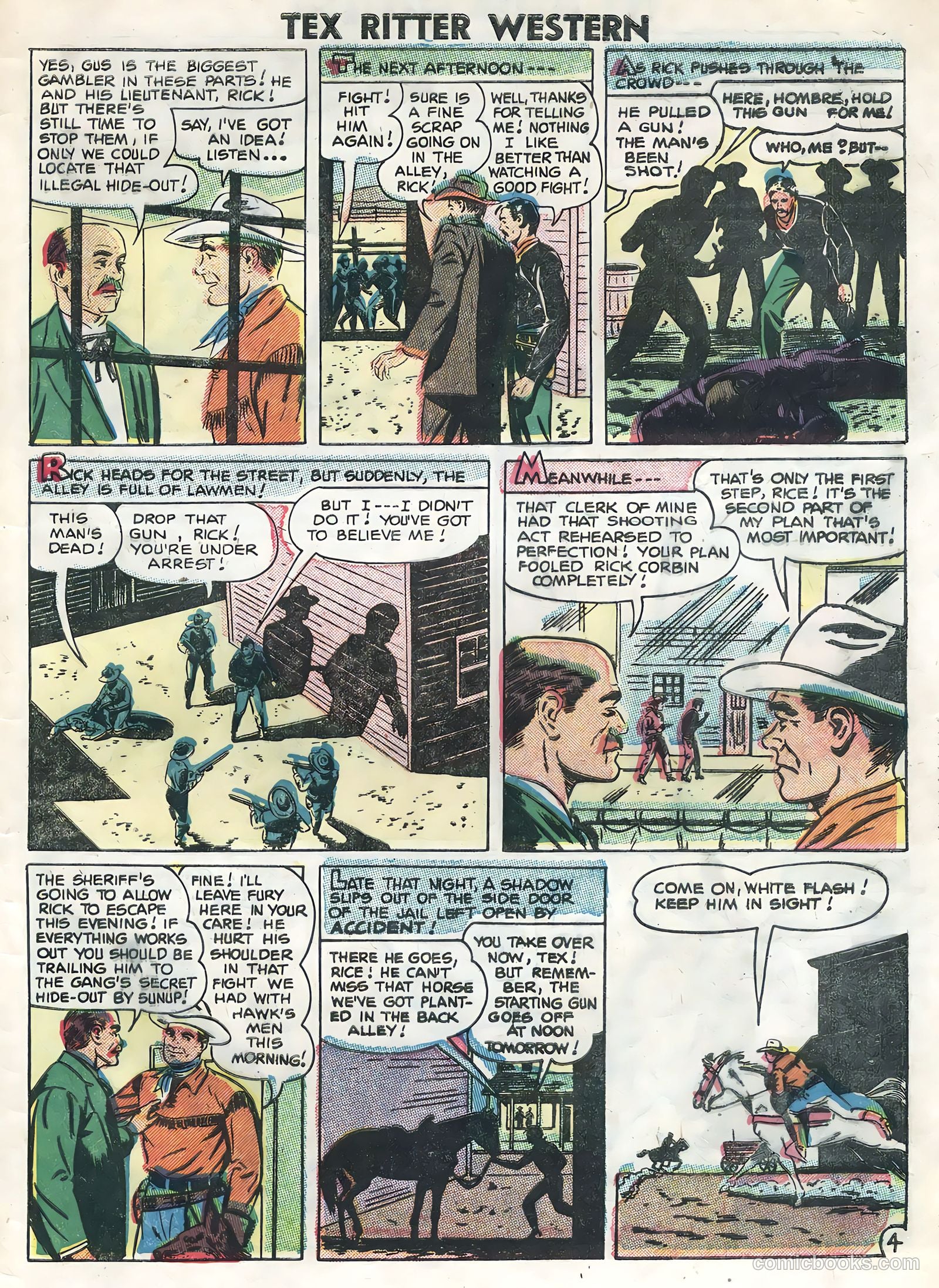 Tex Ritter Western #34 — page 29 of 36