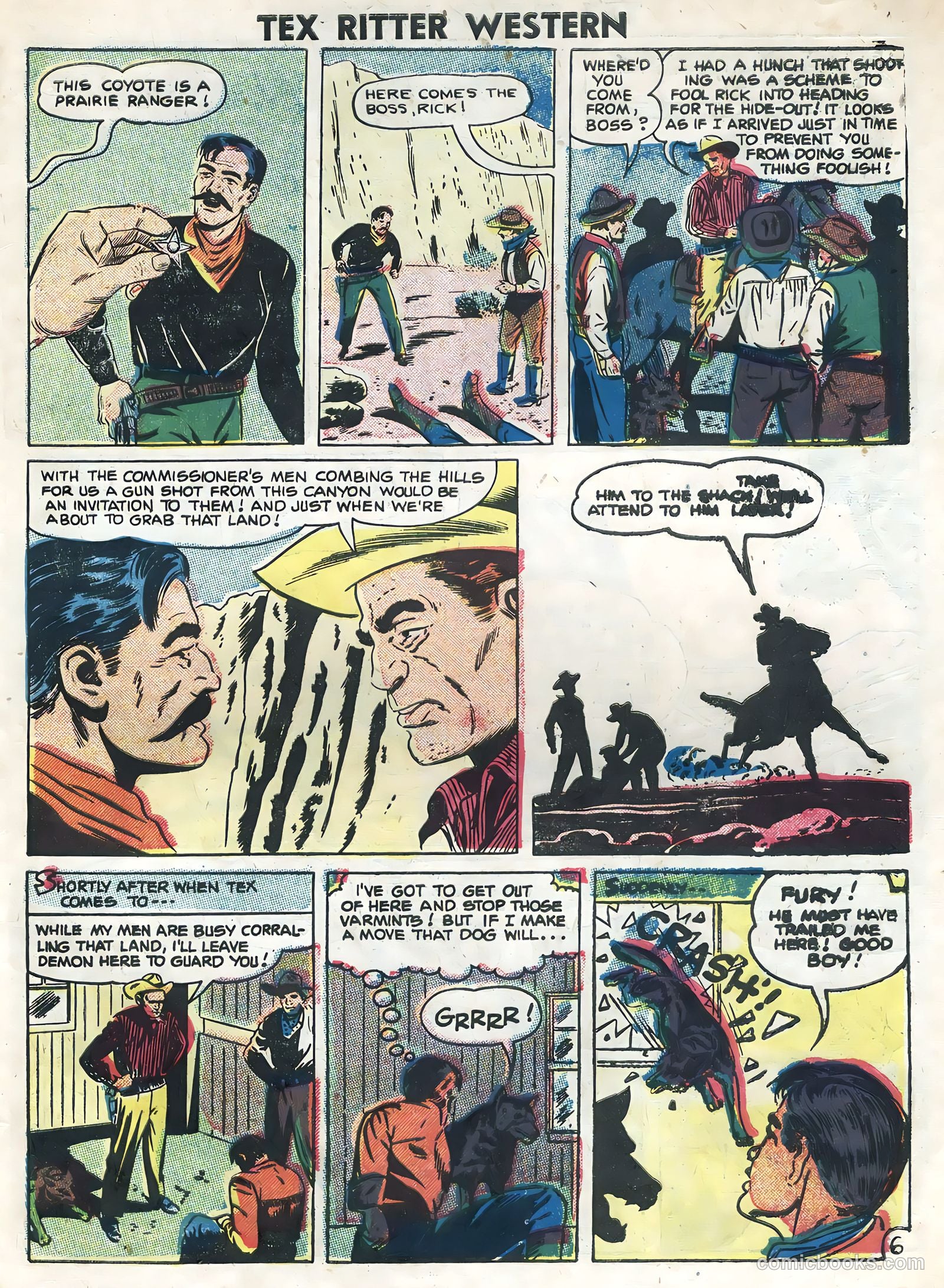Tex Ritter Western #34 — page 31 of 36