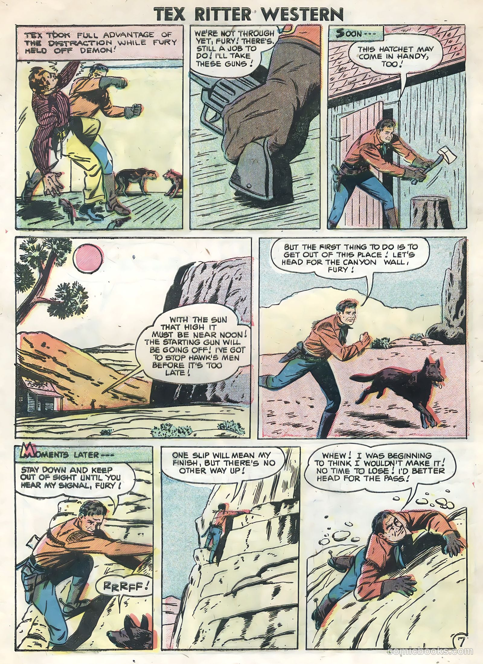 Tex Ritter Western #34 — page 32 of 36