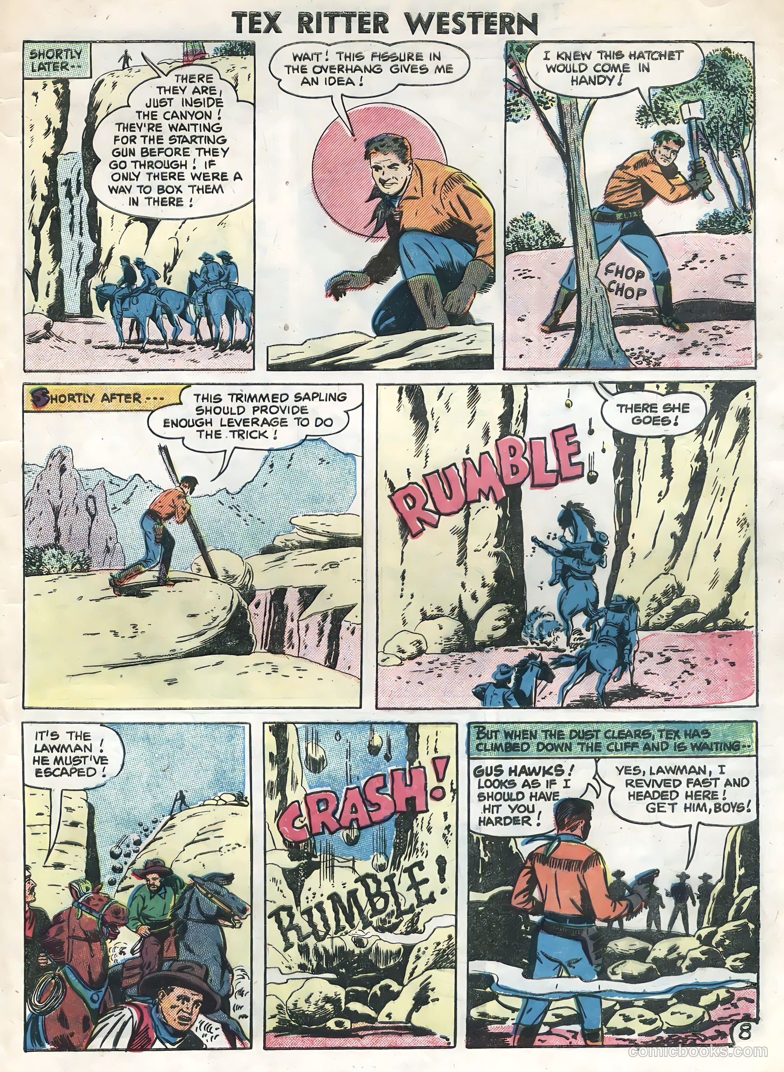 Tex Ritter Western #34 — page 33 of 36