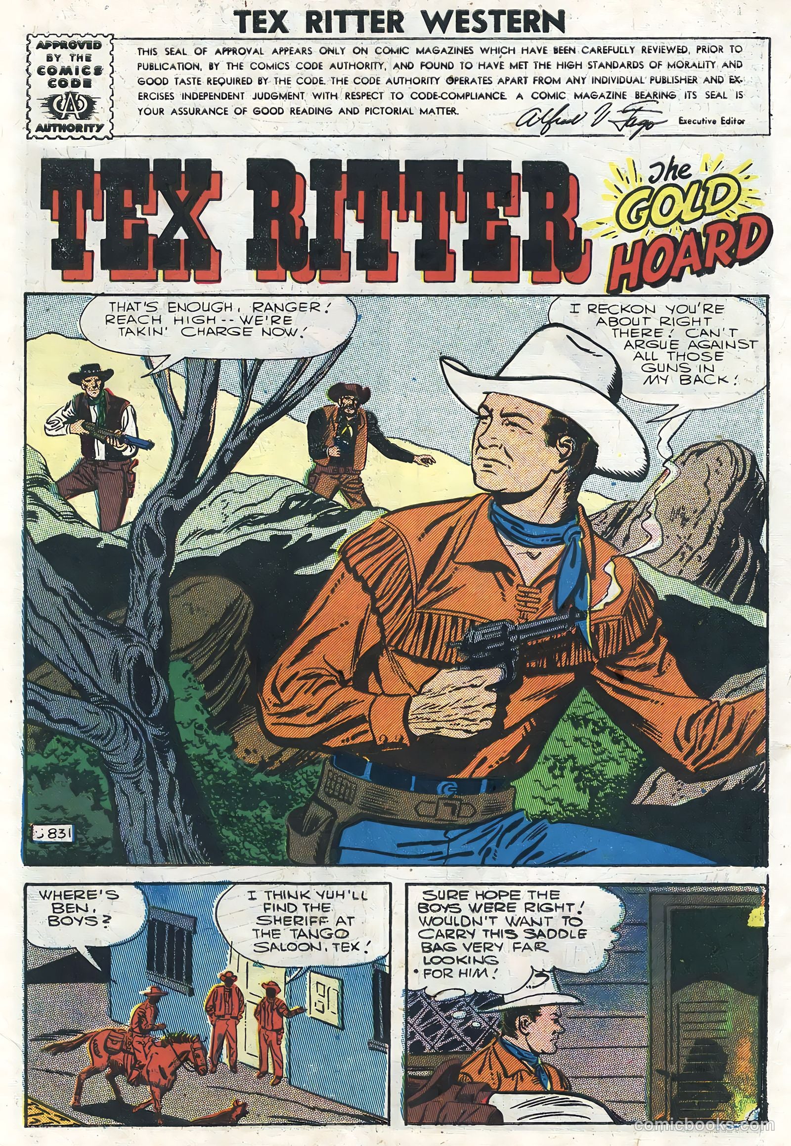 Tex Ritter Western #35 — page 3 of 36