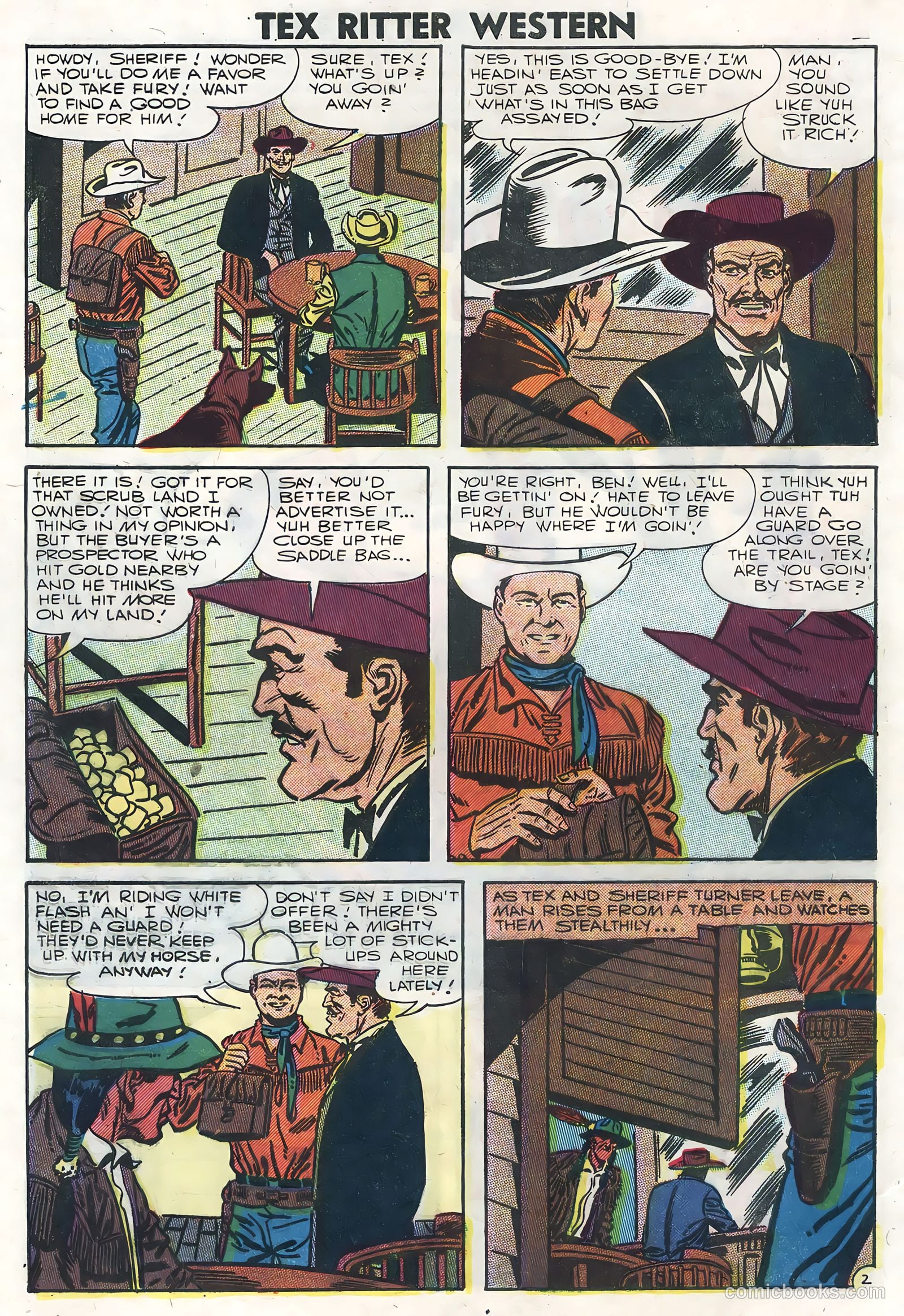 Tex Ritter Western #35 — page 4 of 36