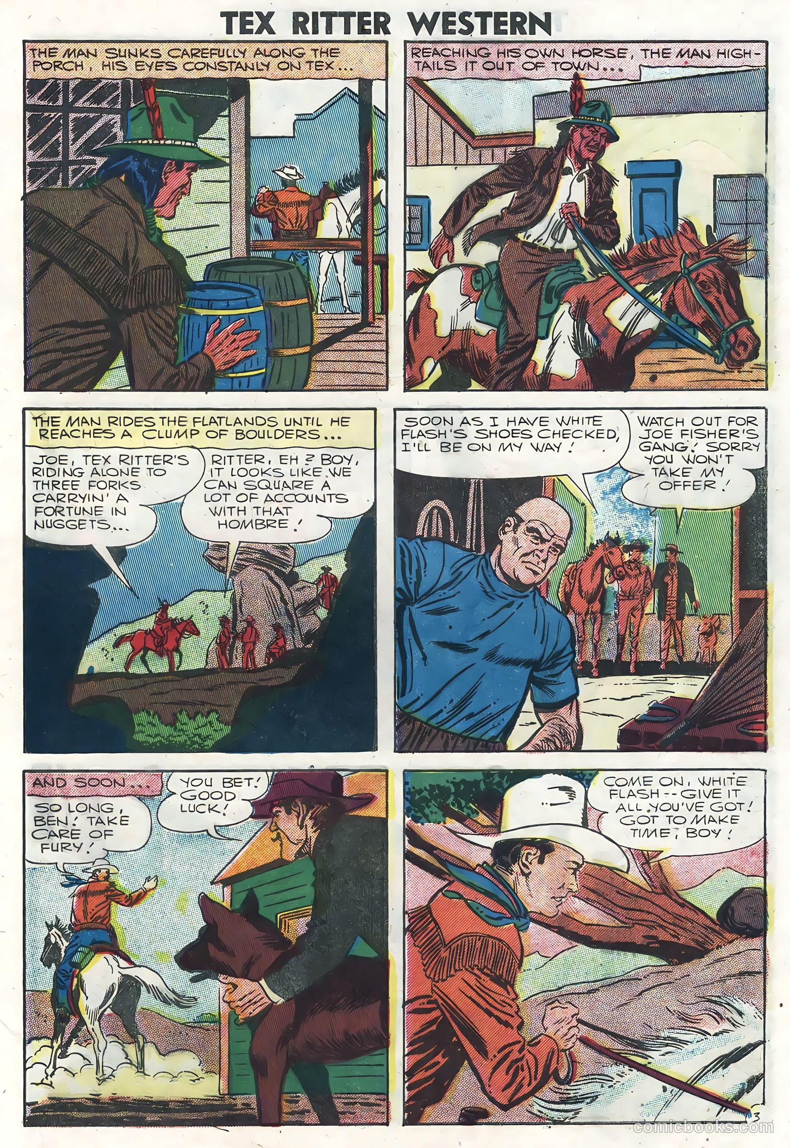 Tex Ritter Western #35 — page 5 of 36