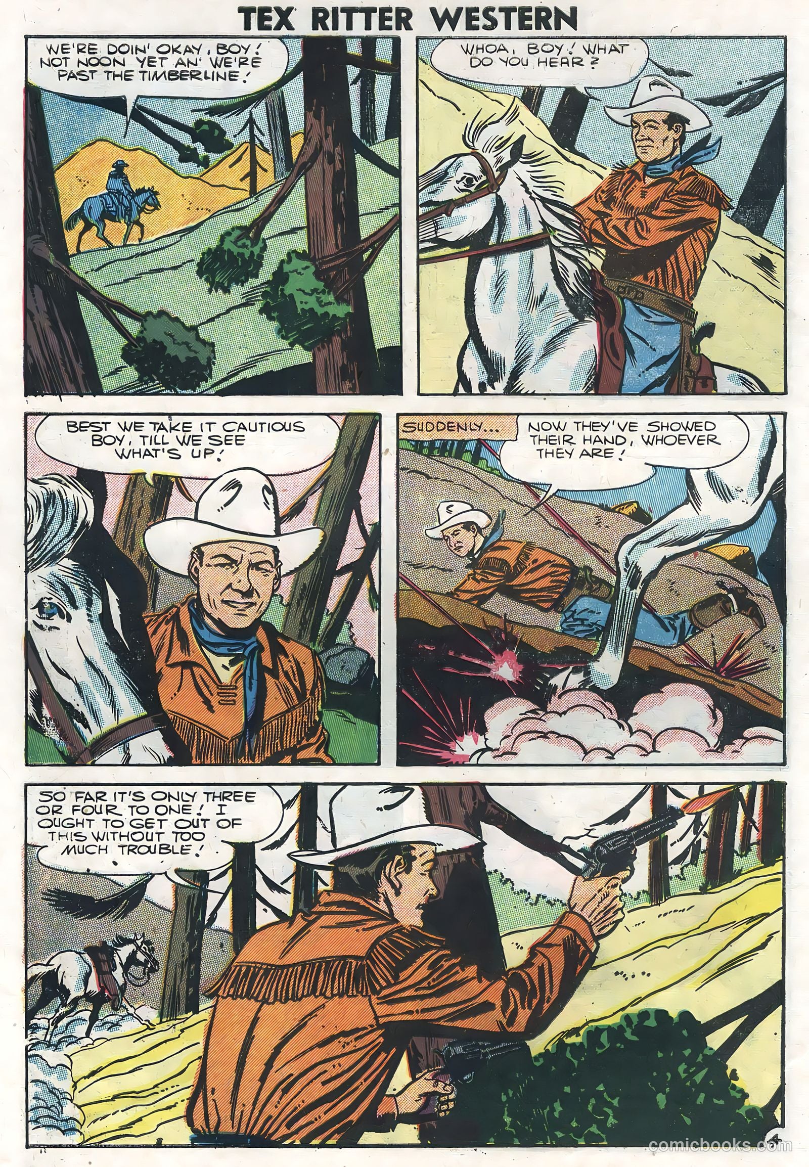 Tex Ritter Western #35 — page 6 of 36