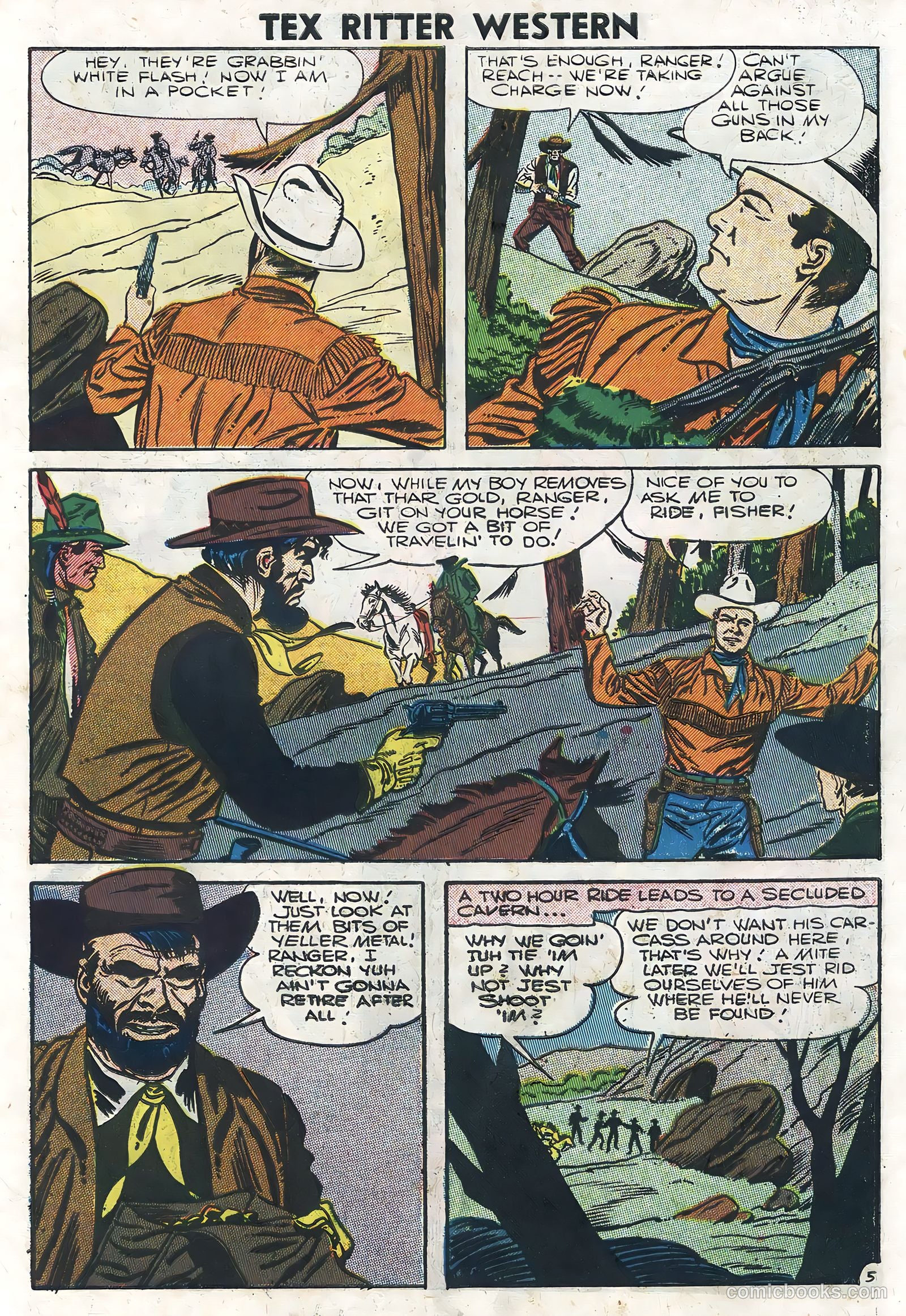 Tex Ritter Western #35 — page 7 of 36