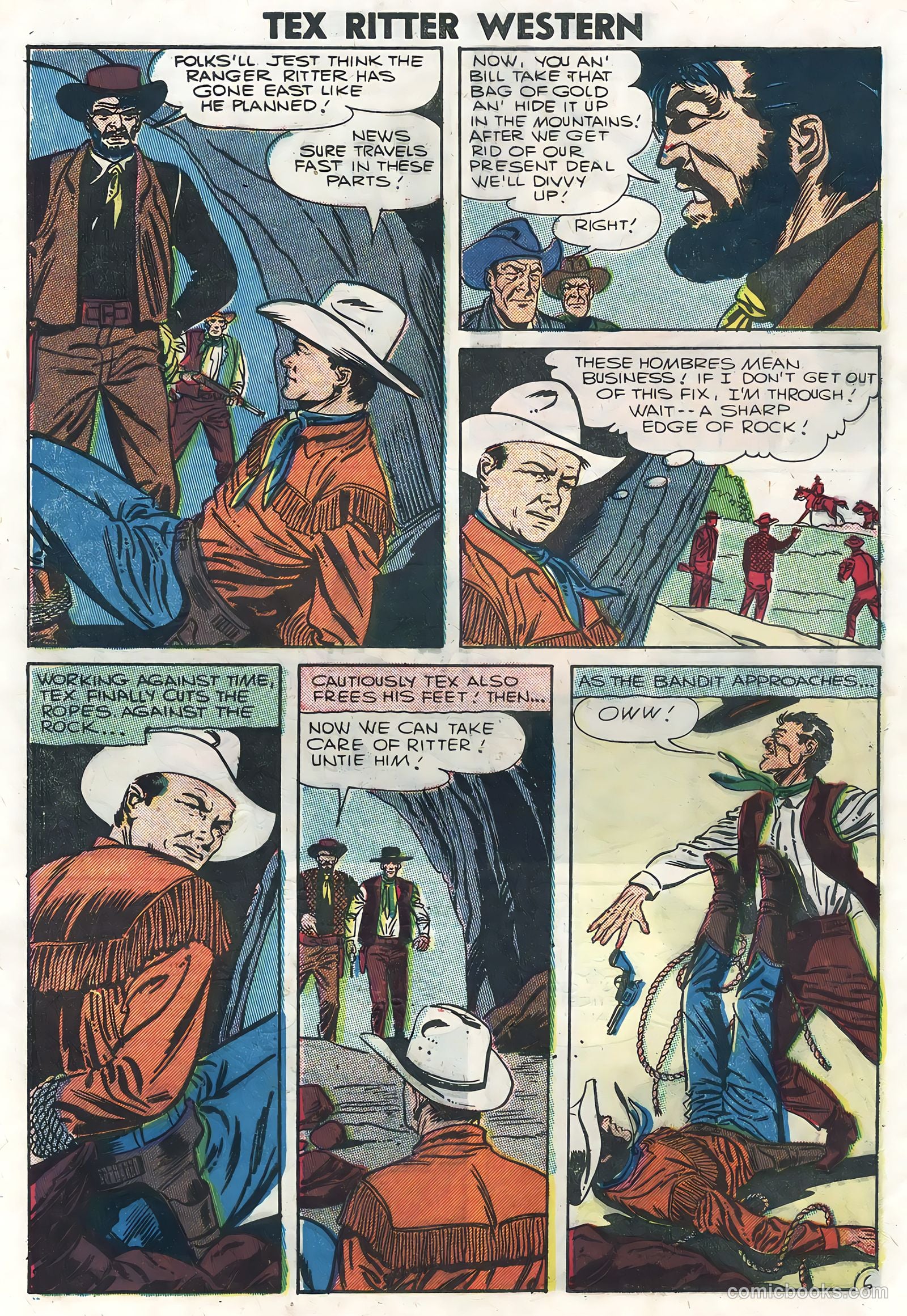 Tex Ritter Western #35 — page 8 of 36
