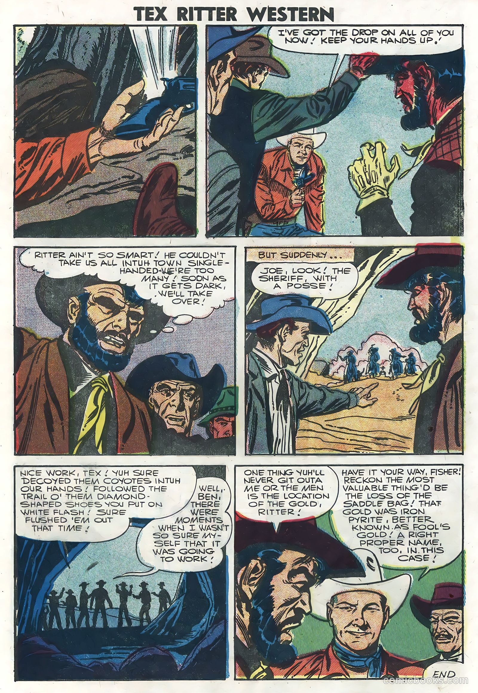 Tex Ritter Western #35 — page 9 of 36