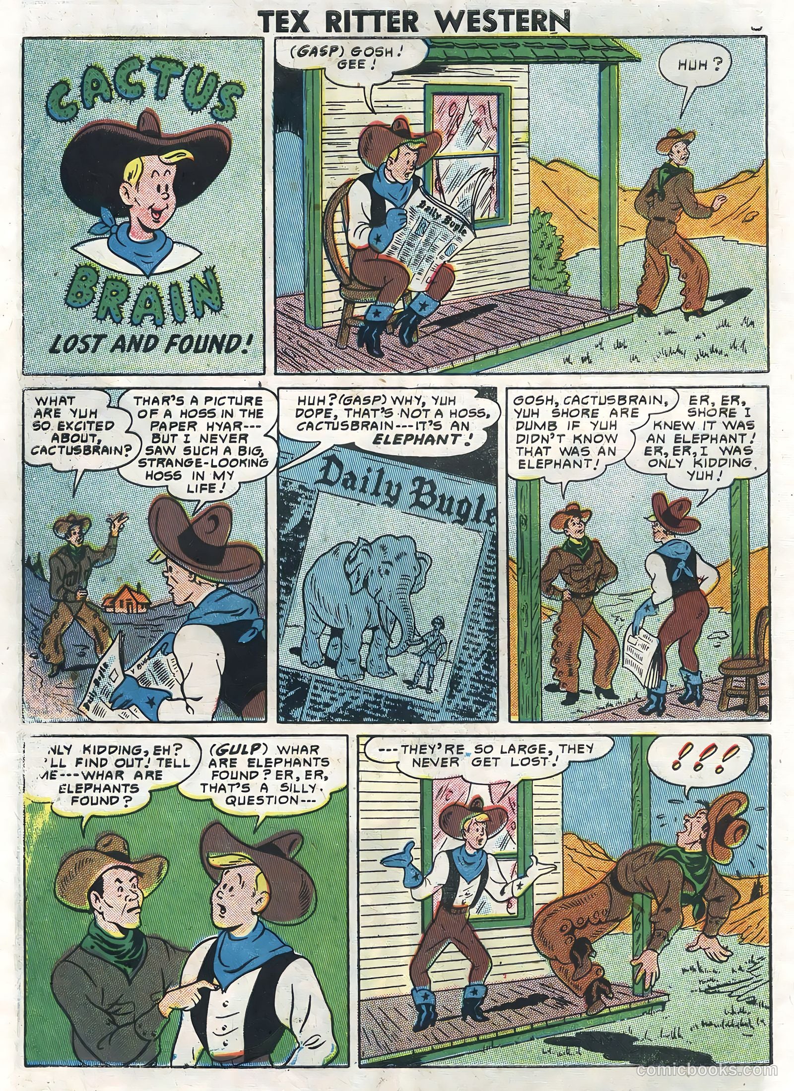 Tex Ritter Western #35 — page 10 of 36