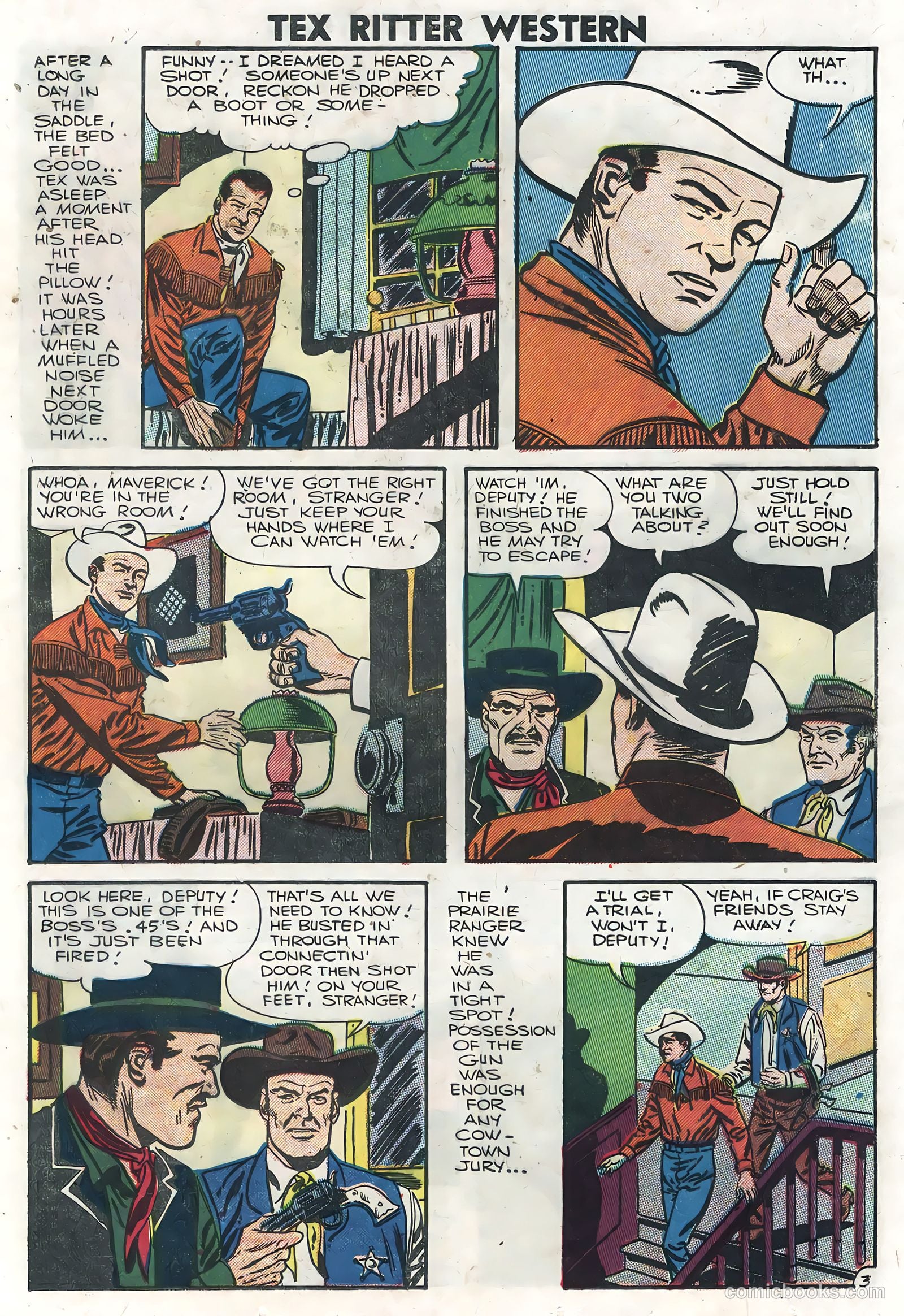 Tex Ritter Western #35 — page 13 of 36