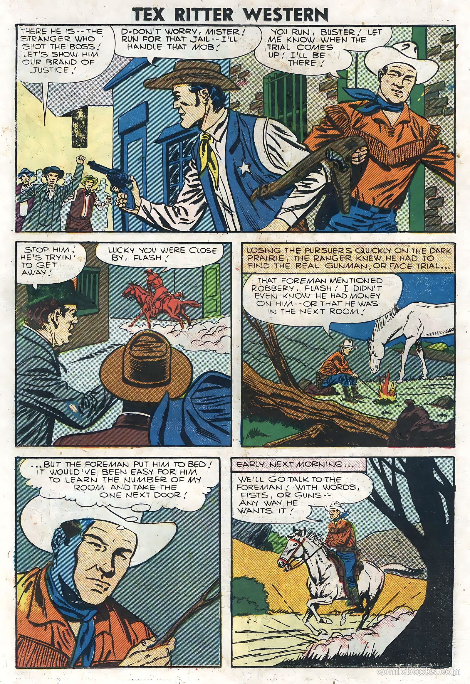 Tex Ritter Western #35 — page 14 of 36
