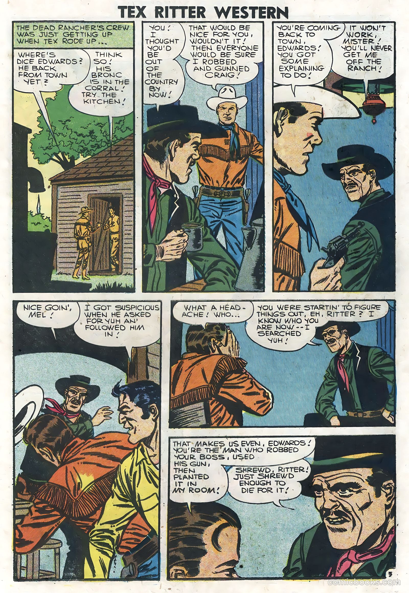Tex Ritter Western #35 — page 15 of 36