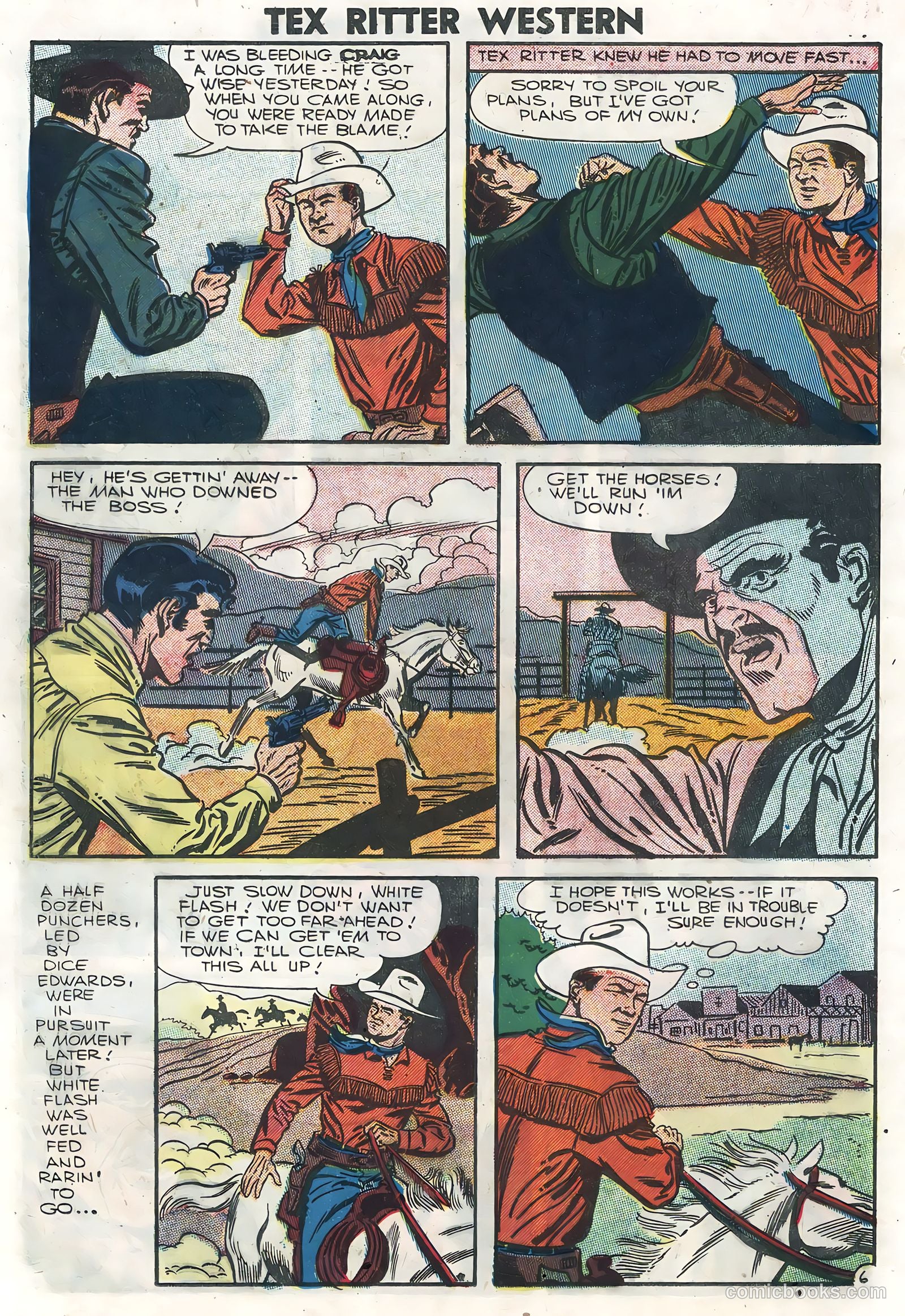 Tex Ritter Western #35 — page 16 of 36