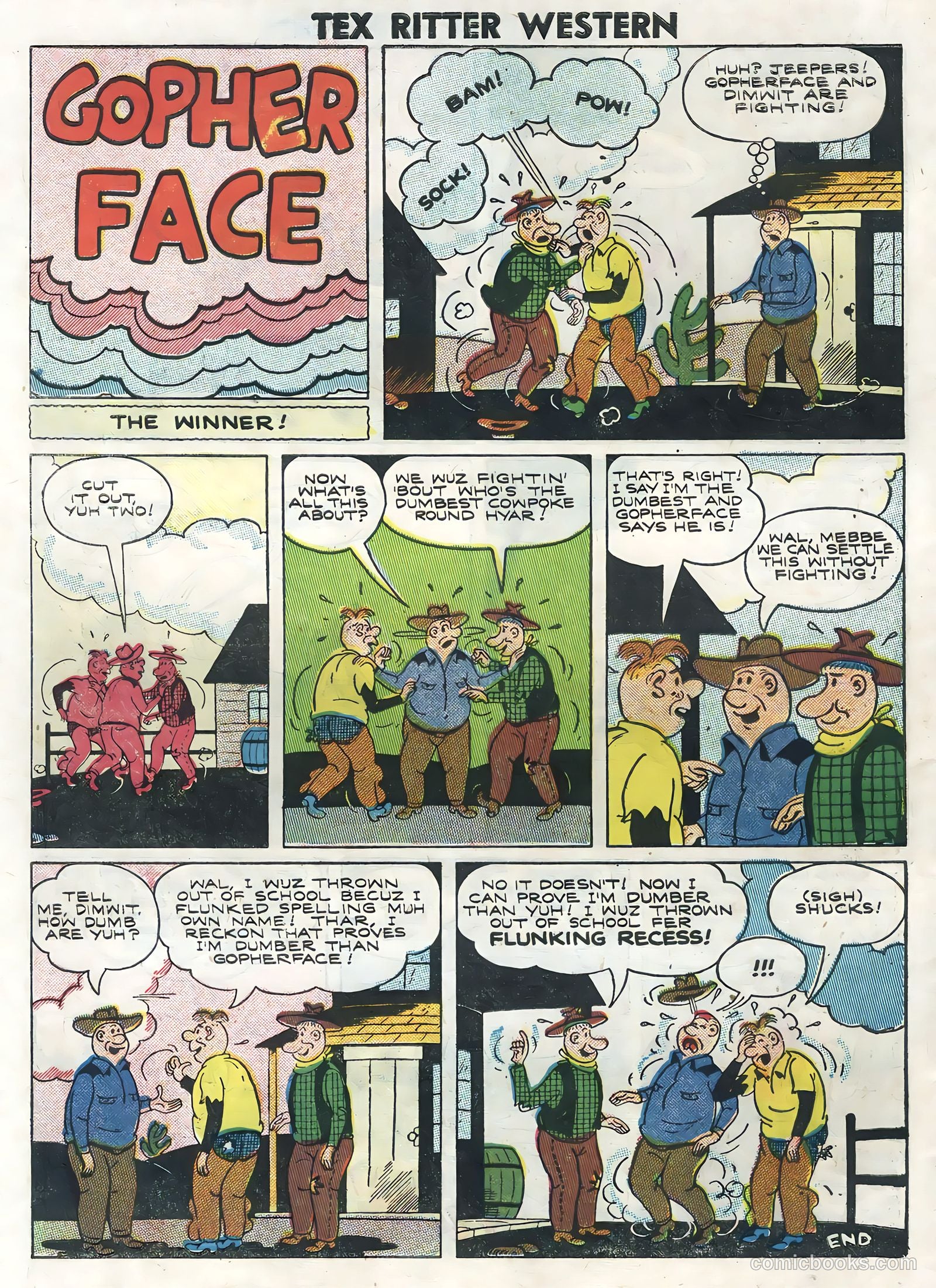 Tex Ritter Western #35 — page 30 of 36